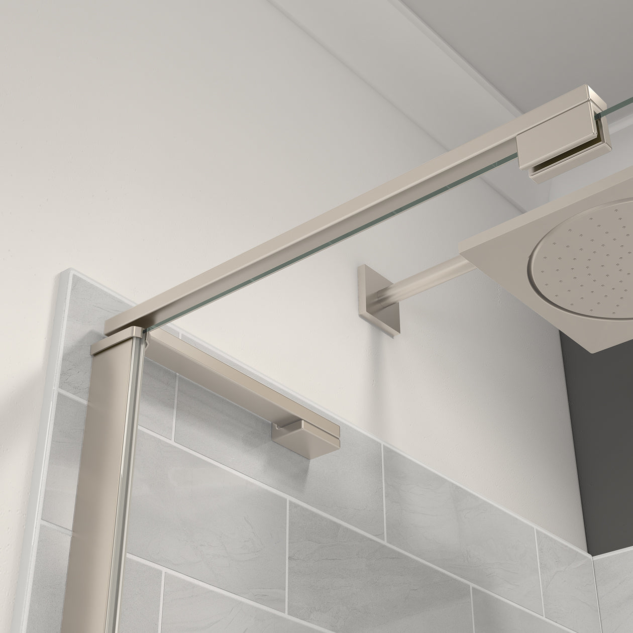 Maax Capella 78 44-47 x 78 in. 8 mm Pivot Shower Door for Alcove Installation with GlassShield® glass