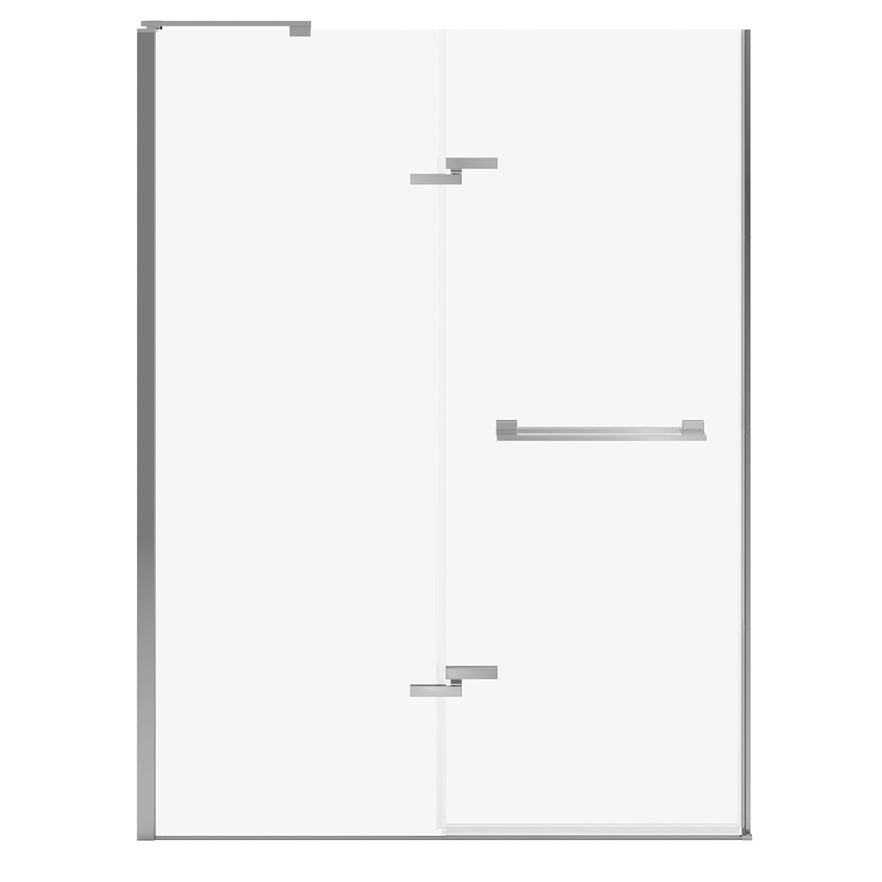 Maax Capella 78 56-59 x 78 in. 8 mm Pivot Shower Door for Alcove Installation with GlassShield® glass