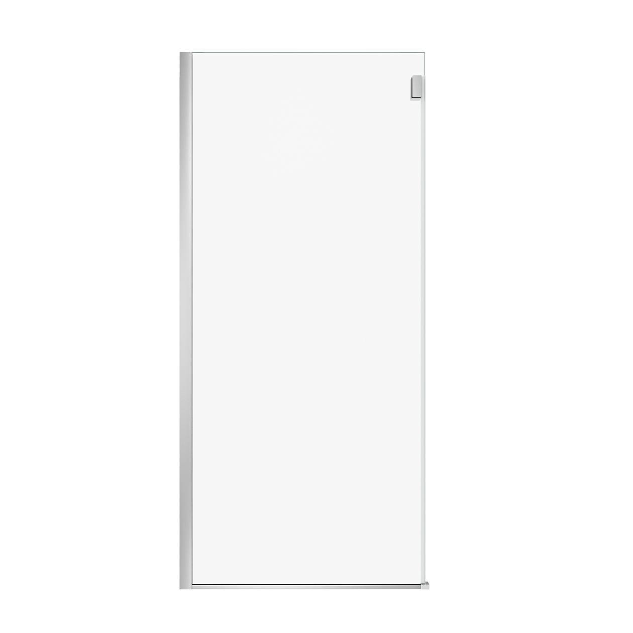 Maax Duel Alto Return Panel for 36 in. Base with Clear glass