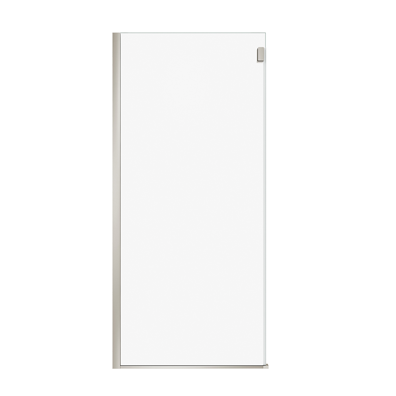 Maax Duel Alto Return Panel for 36 in. Base with Clear glass