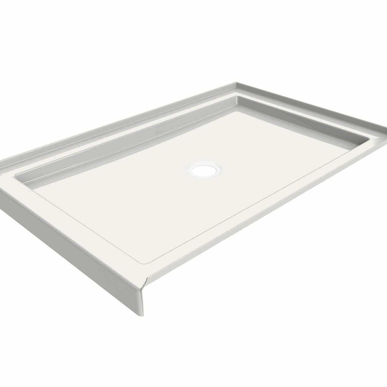 Maax B3Round 4834 Acrylic Shower Base with Center Drain
