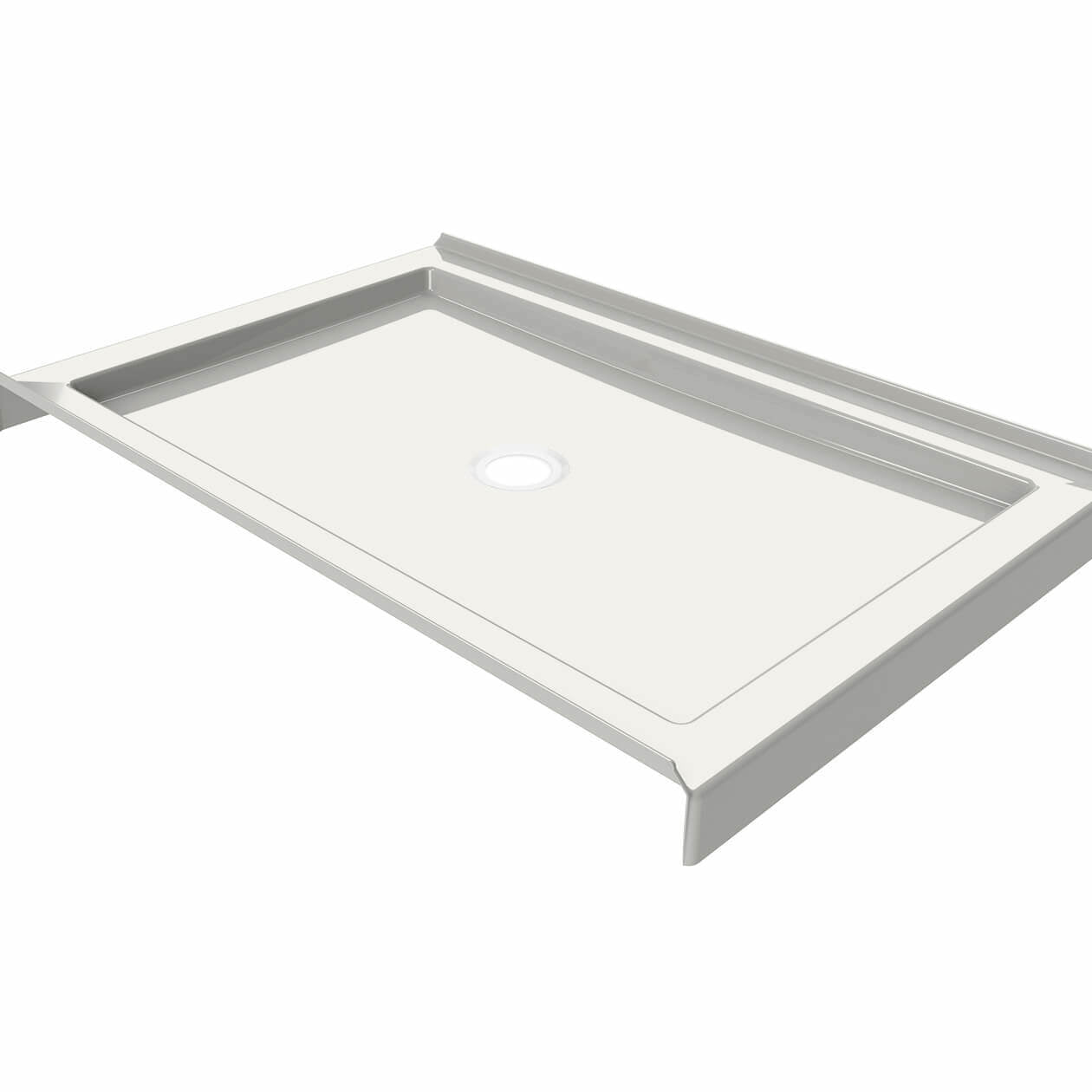 Maax B3Round 4834 Acrylic Shower Base with Center Drain