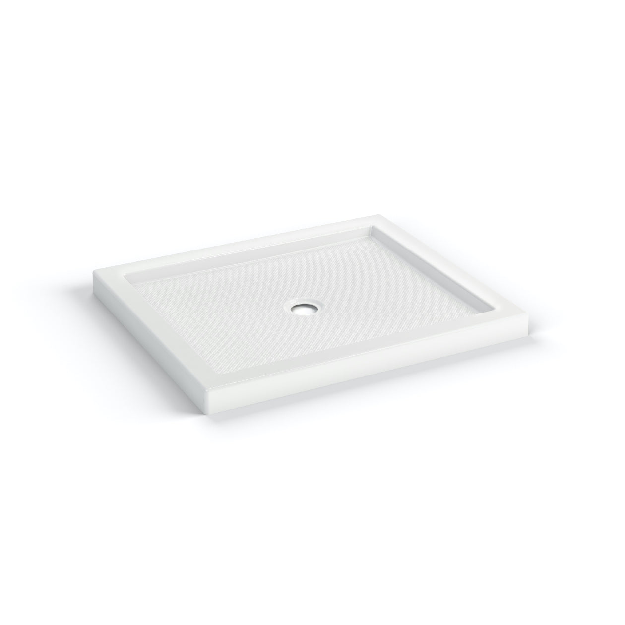 Maax B3Round 4834 Acrylic Shower Base with Center Drain