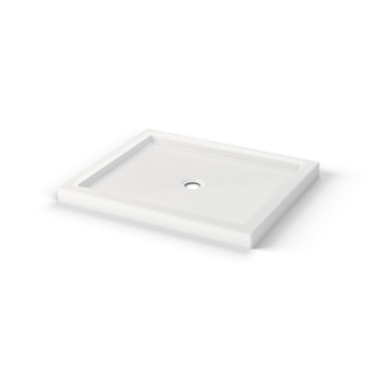 Maax B3Round 4834 Acrylic Shower Base with Center Drain