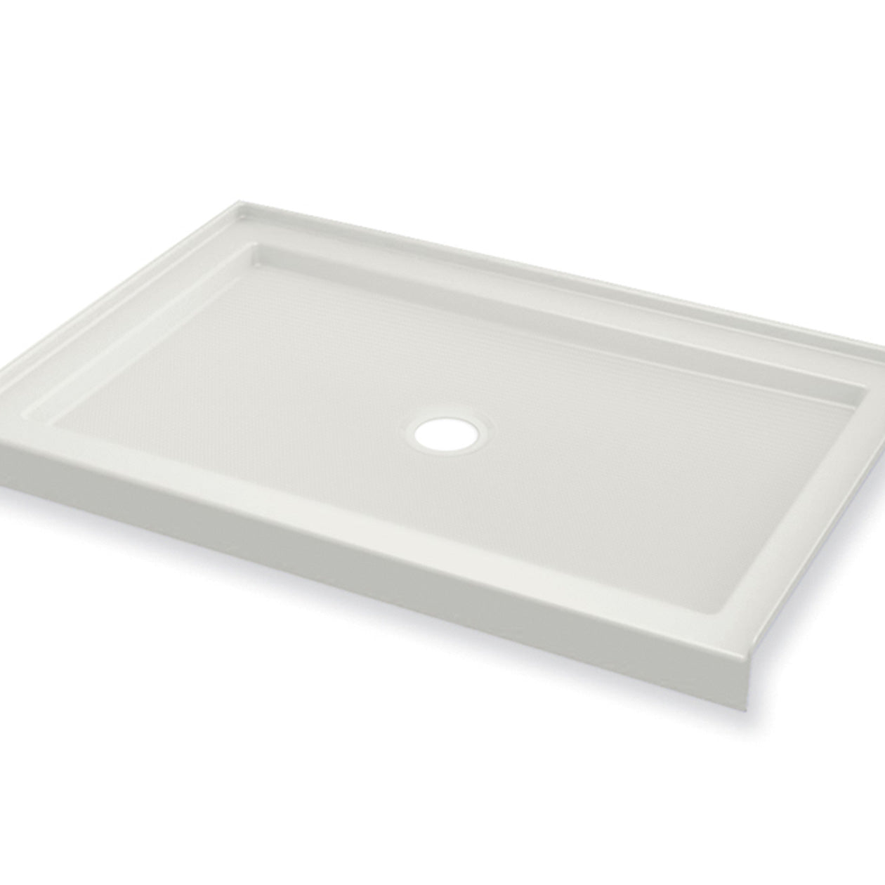 Maax B3Round 4836 Acrylic Shower Base with Center Drain