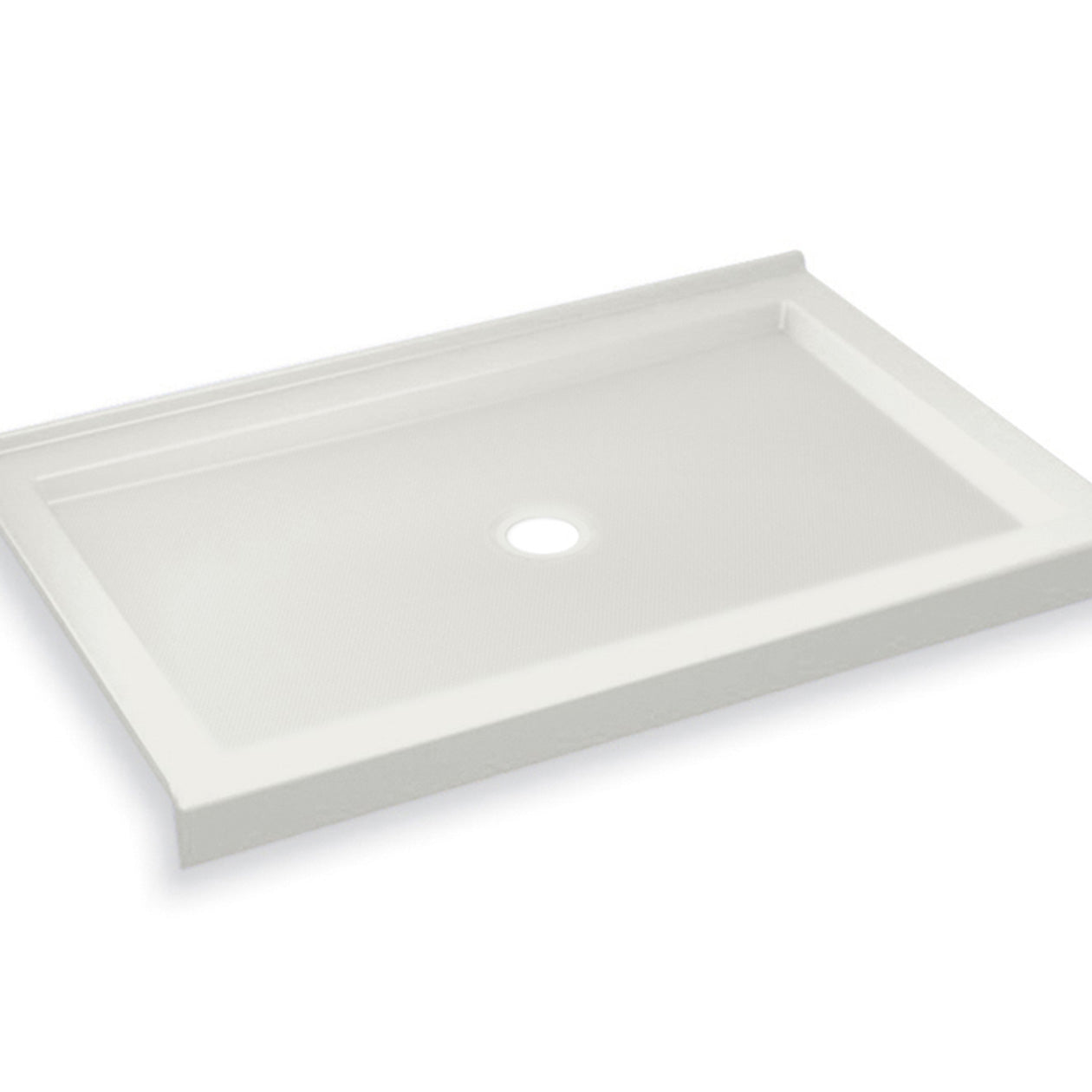 Maax B3Round 4836 Acrylic Shower Base with Center Drain
