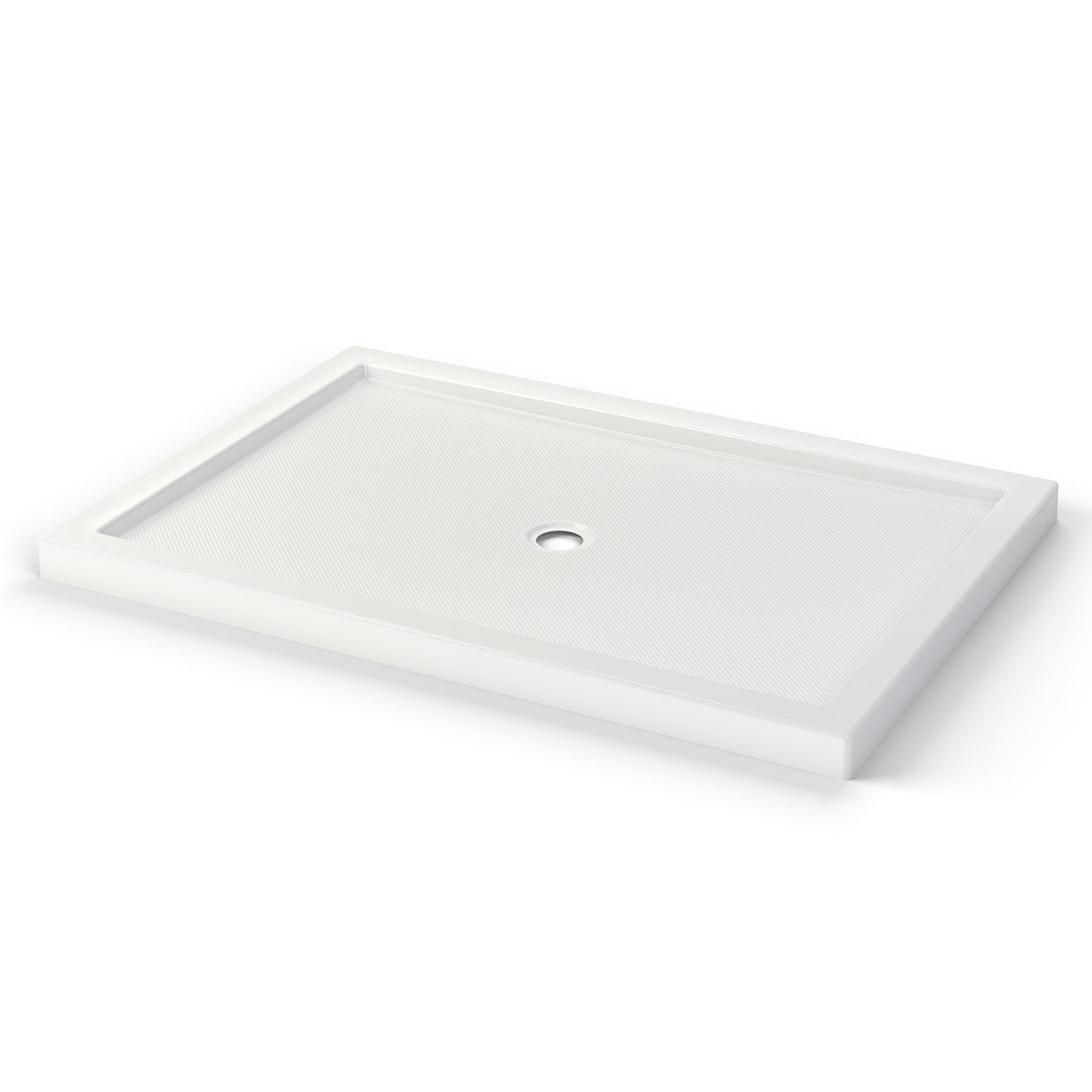 Maax B3Round 6042 Acrylic Shower Base with Center Drain