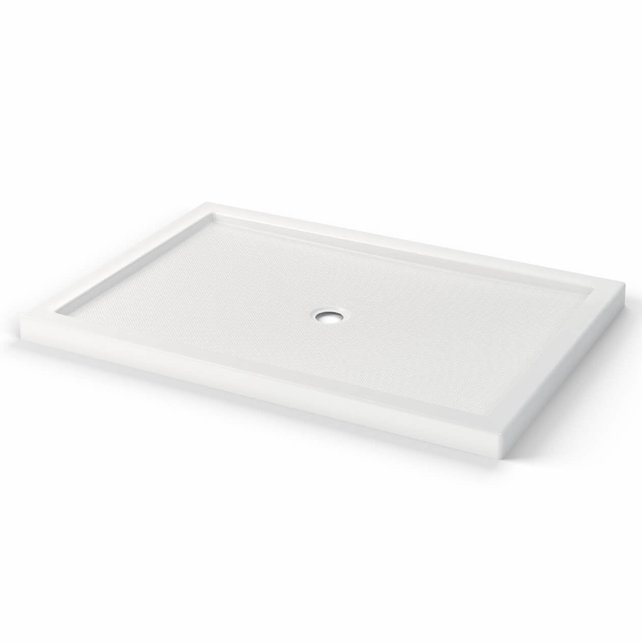 Maax B3Round 6042 Acrylic Shower Base with Center Drain