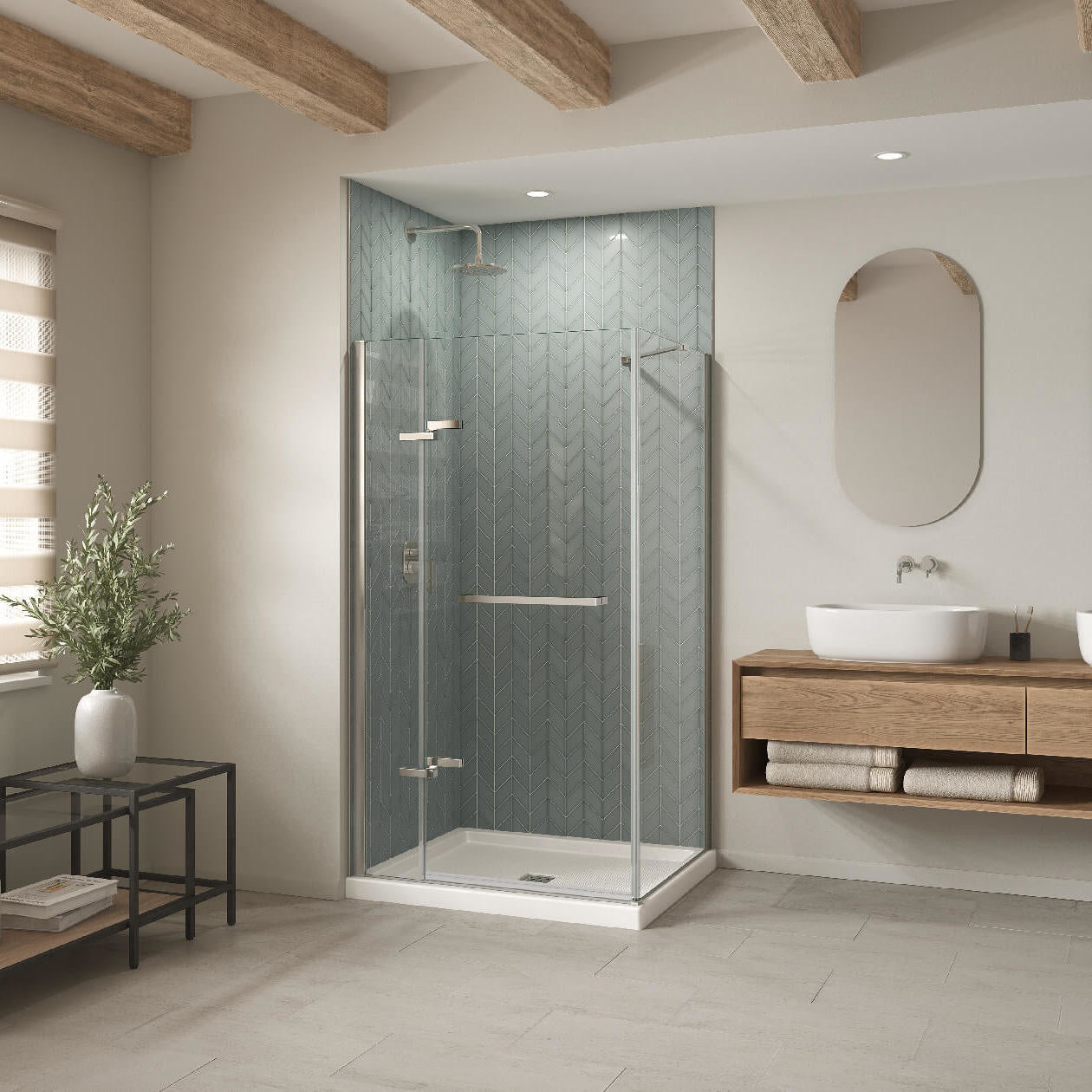 Maax B3Square 4842 Acrylic Alcove Shower Base