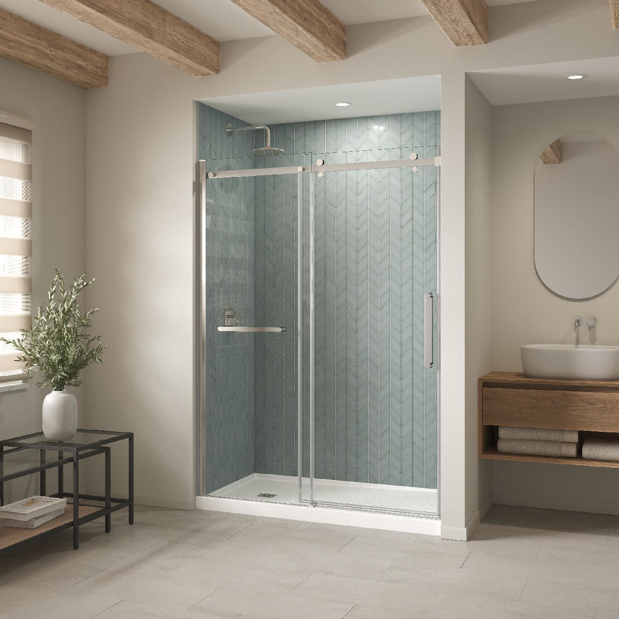 Maax B3Square 6030 Acrylic Shower Base with Drain