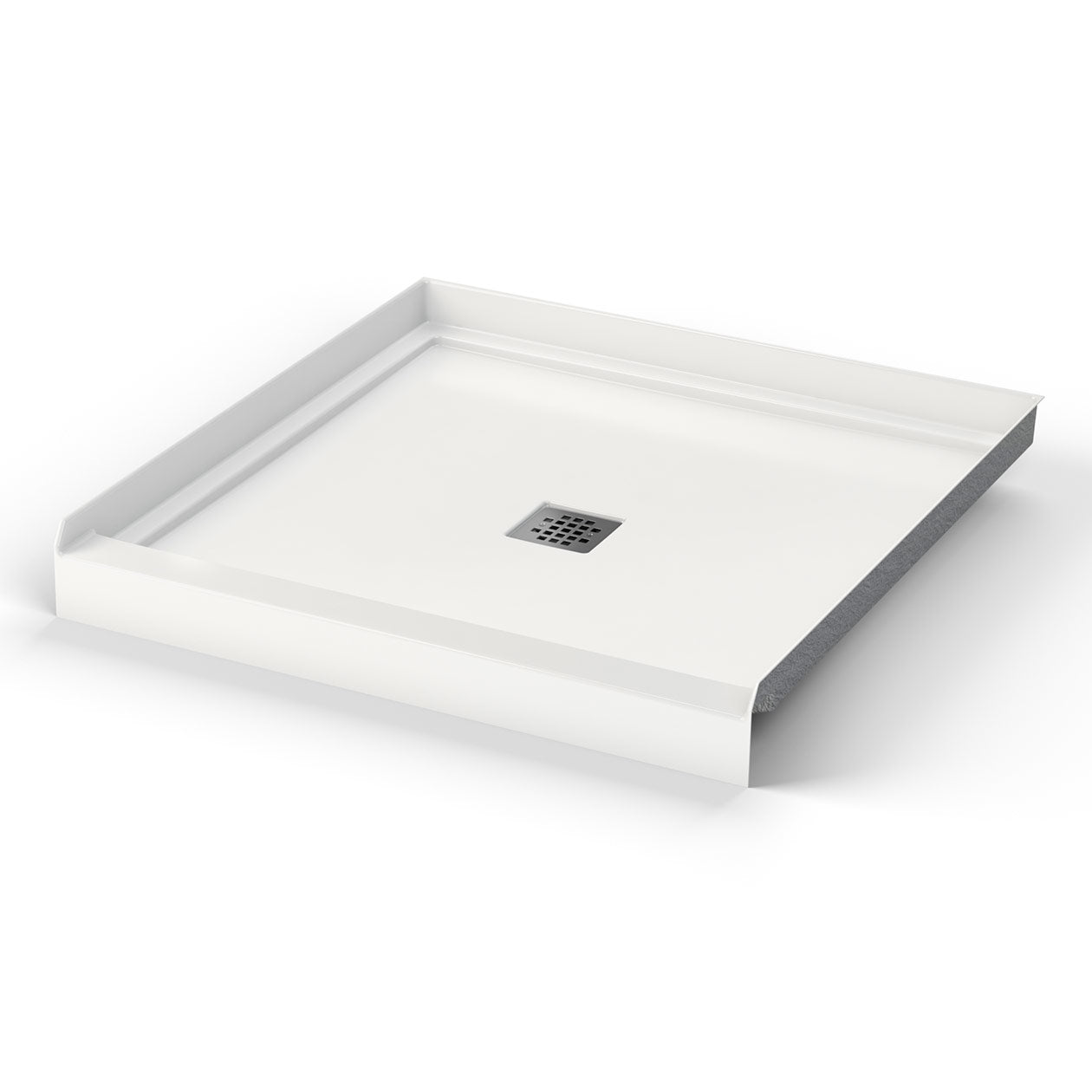 Maax B3X 3636 Acrylic Alcove Shower Base with Center Drain