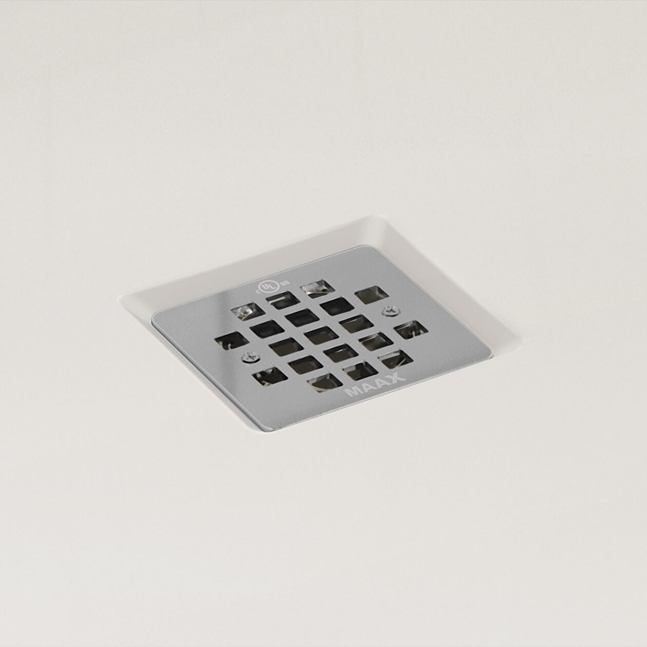 Maax B3X 6036 Acrylic Alcove Shower Base with Center Drain