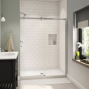 Maax B3X 6036 Acrylic Alcove Shower Base with Center Drain