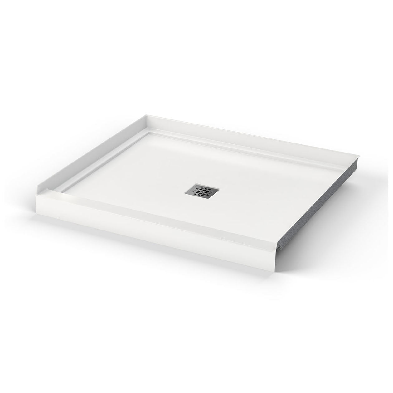 Maax B3X 4236 Acrylic Shower Base with Anti-slip Bottom with Center Drain