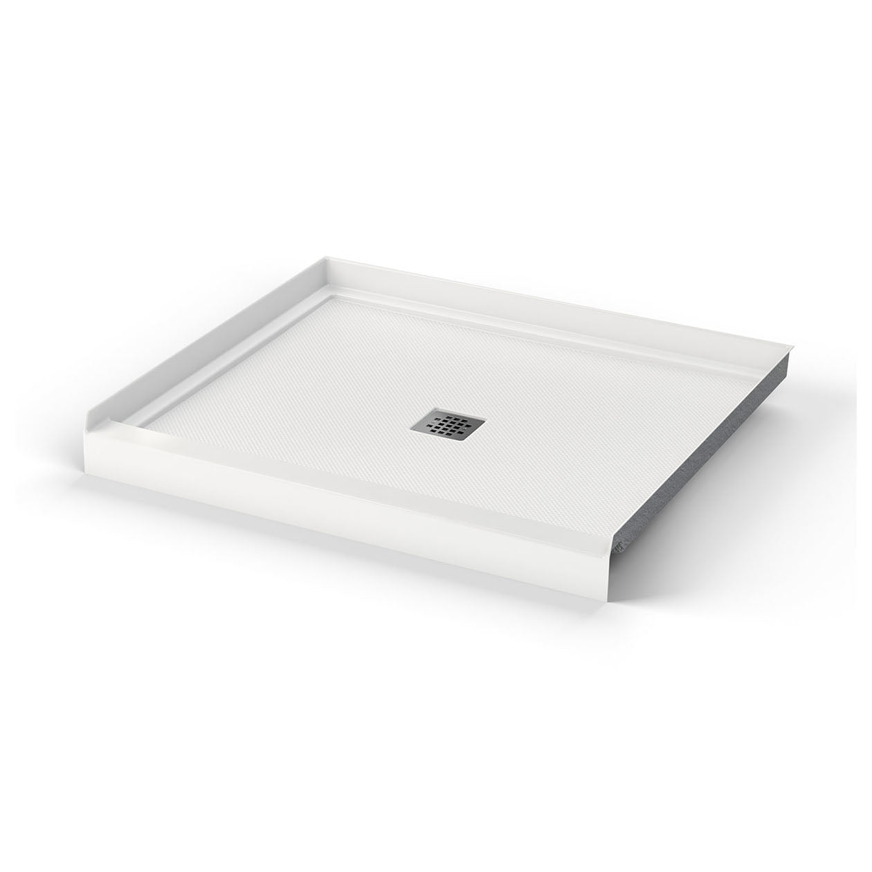 Maax B3X 4236 Acrylic Shower Base with Anti-slip Bottom with Center Drain