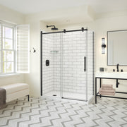 Maax Odyssey SC Return Panel for 36 in. Base in Clear glass