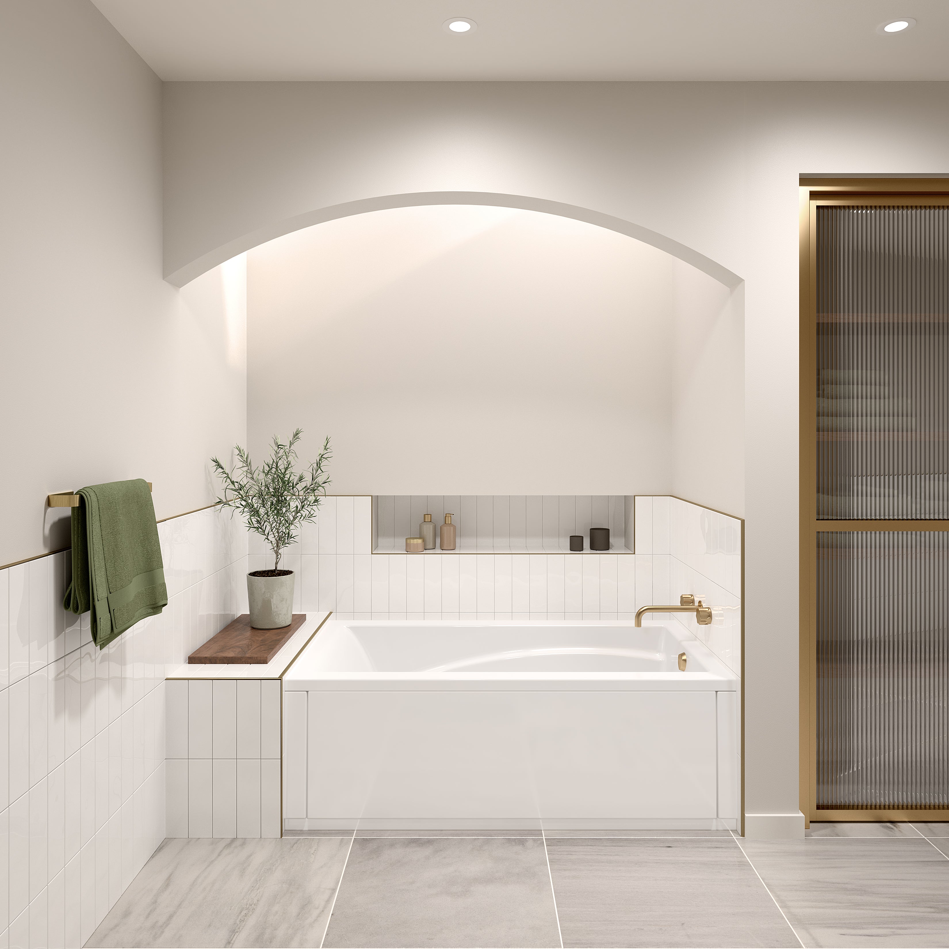 Maax Optik 6032 Acrylic Alcove Bathtub