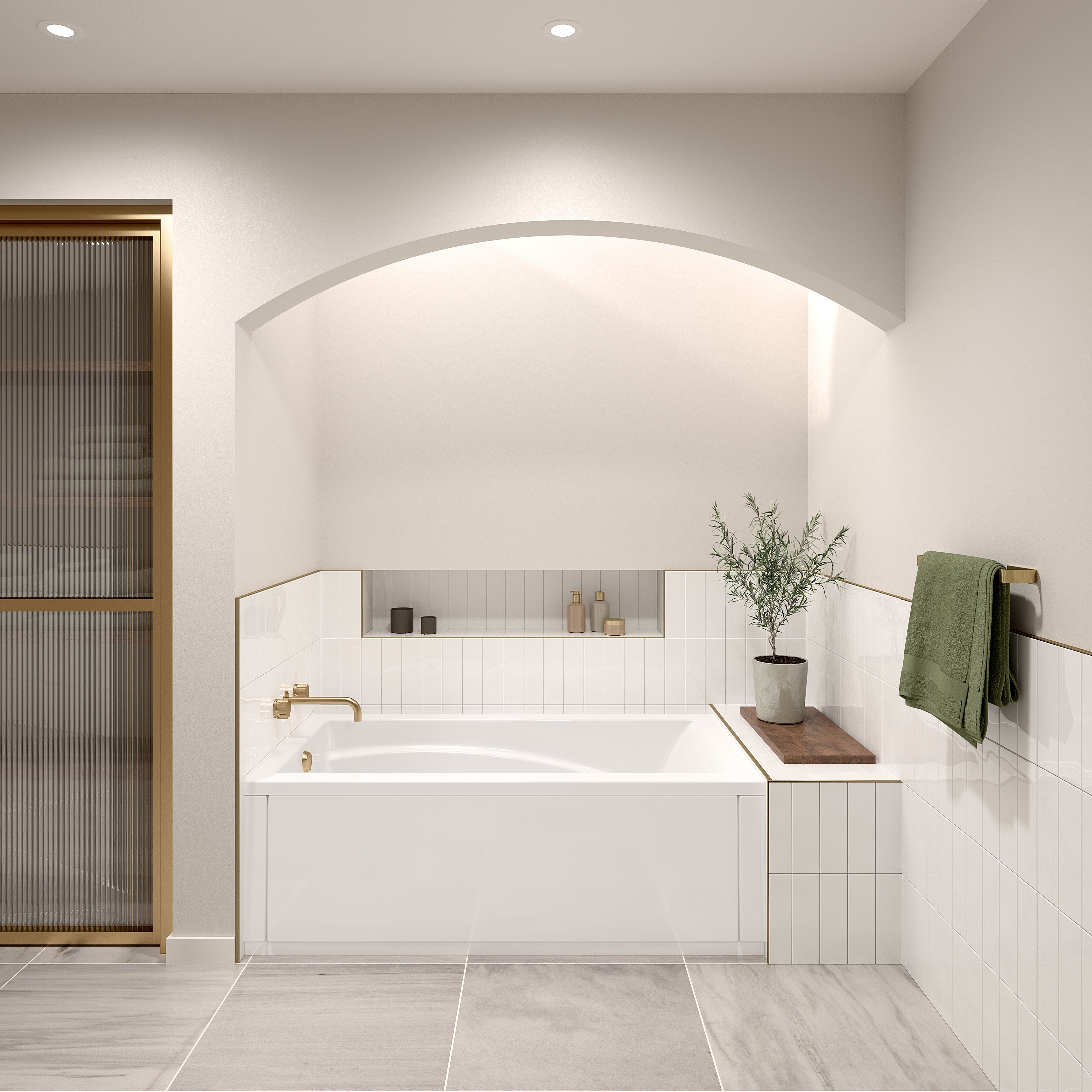 Maax Optik 6032 Acrylic Alcove Bathtub