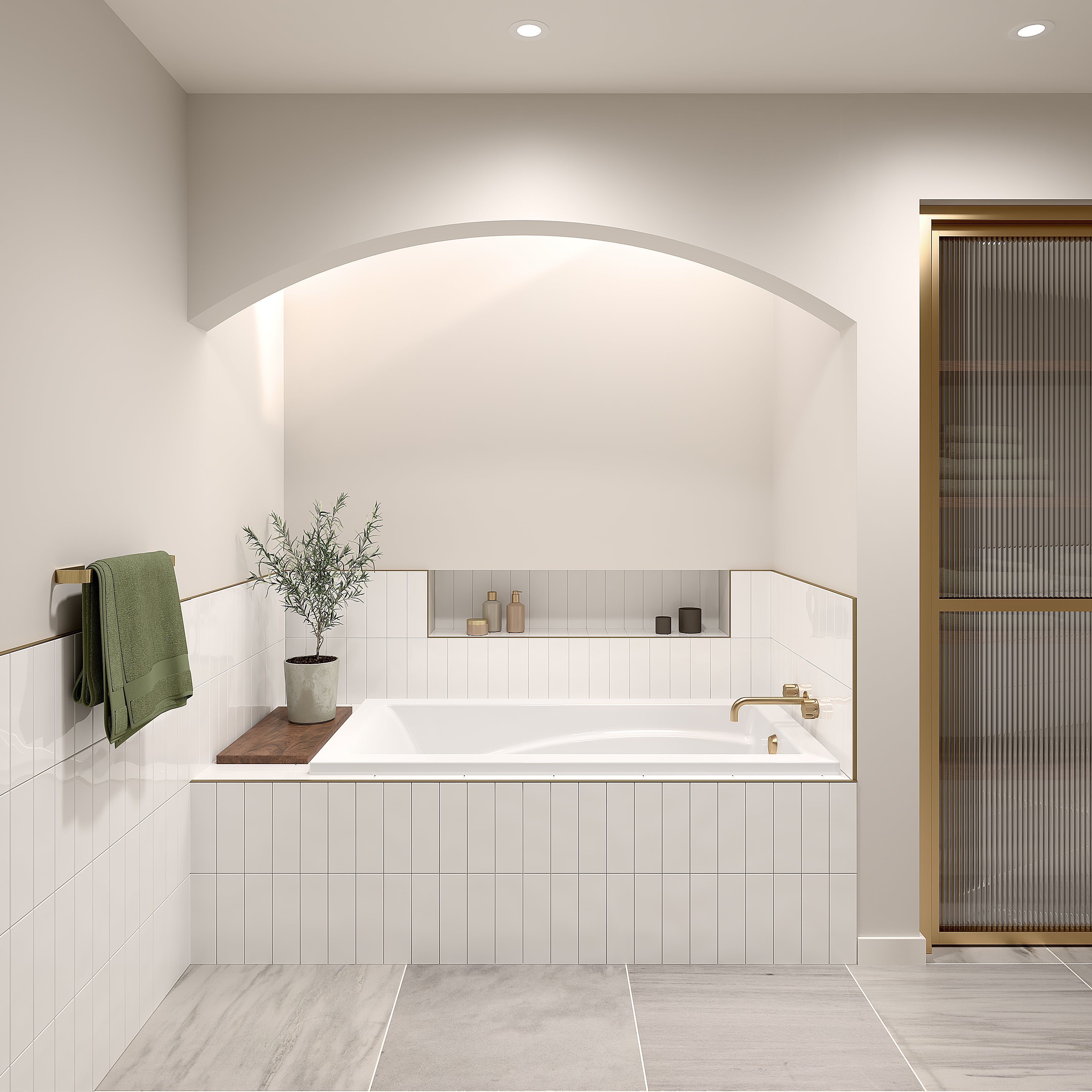 Maax Optik 6032 Acrylic Alcove Bathtub