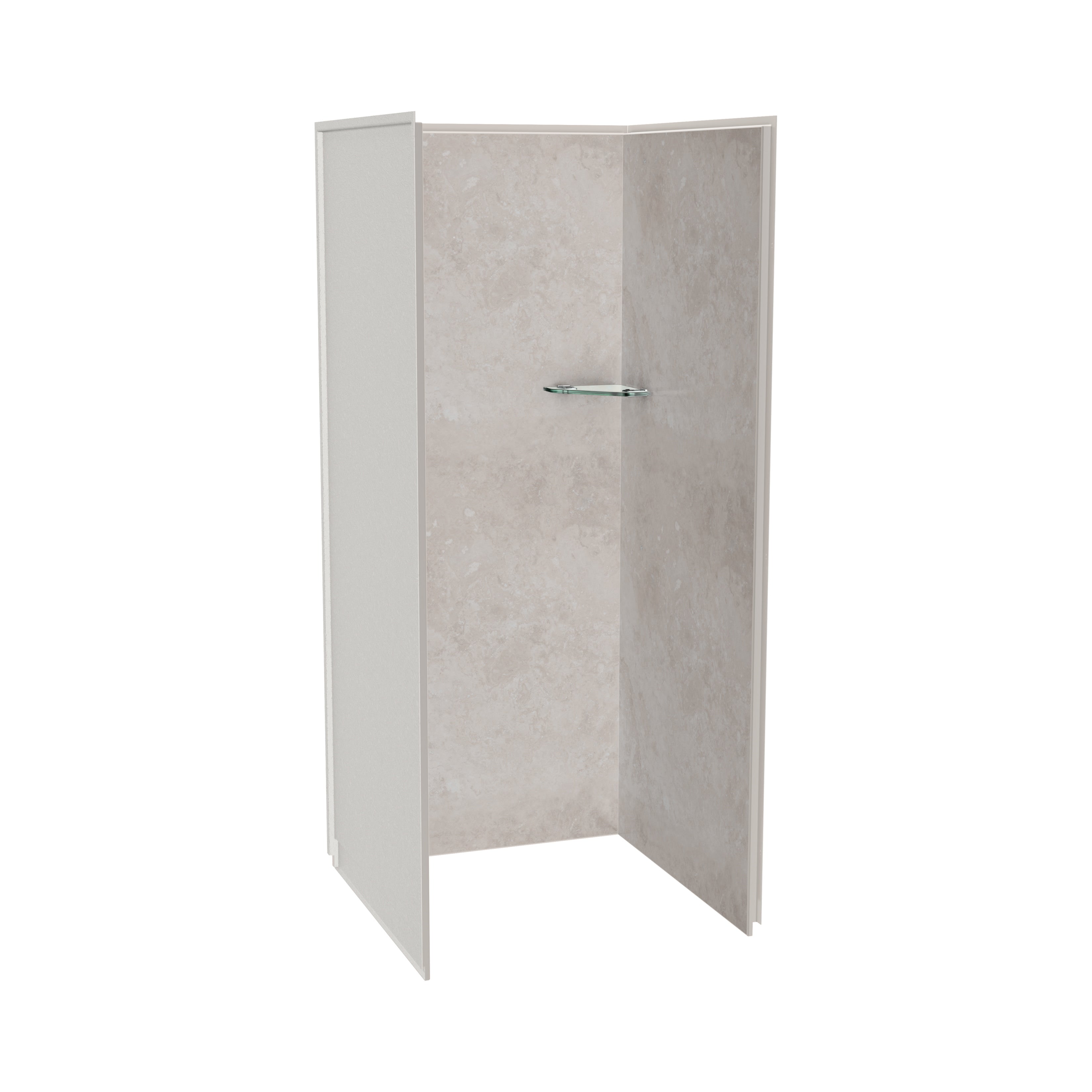 Maax Utile 3636 Composite Direct-to-Stud Three-Piece Alcove Shower Wall Kit