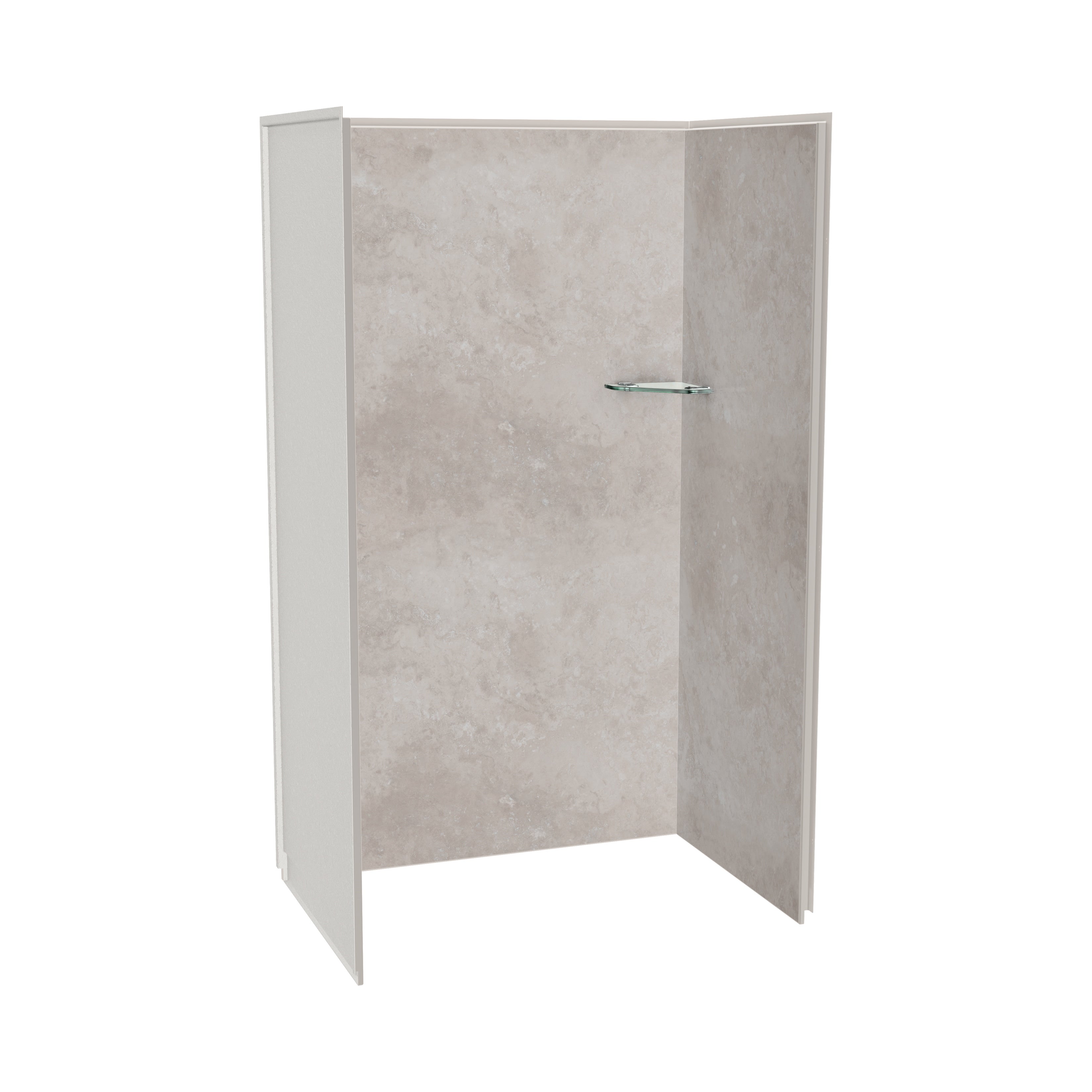 Maax Utile 4832 Composite Direct-to-Stud Three-Piece Alcove Shower Wall Kit