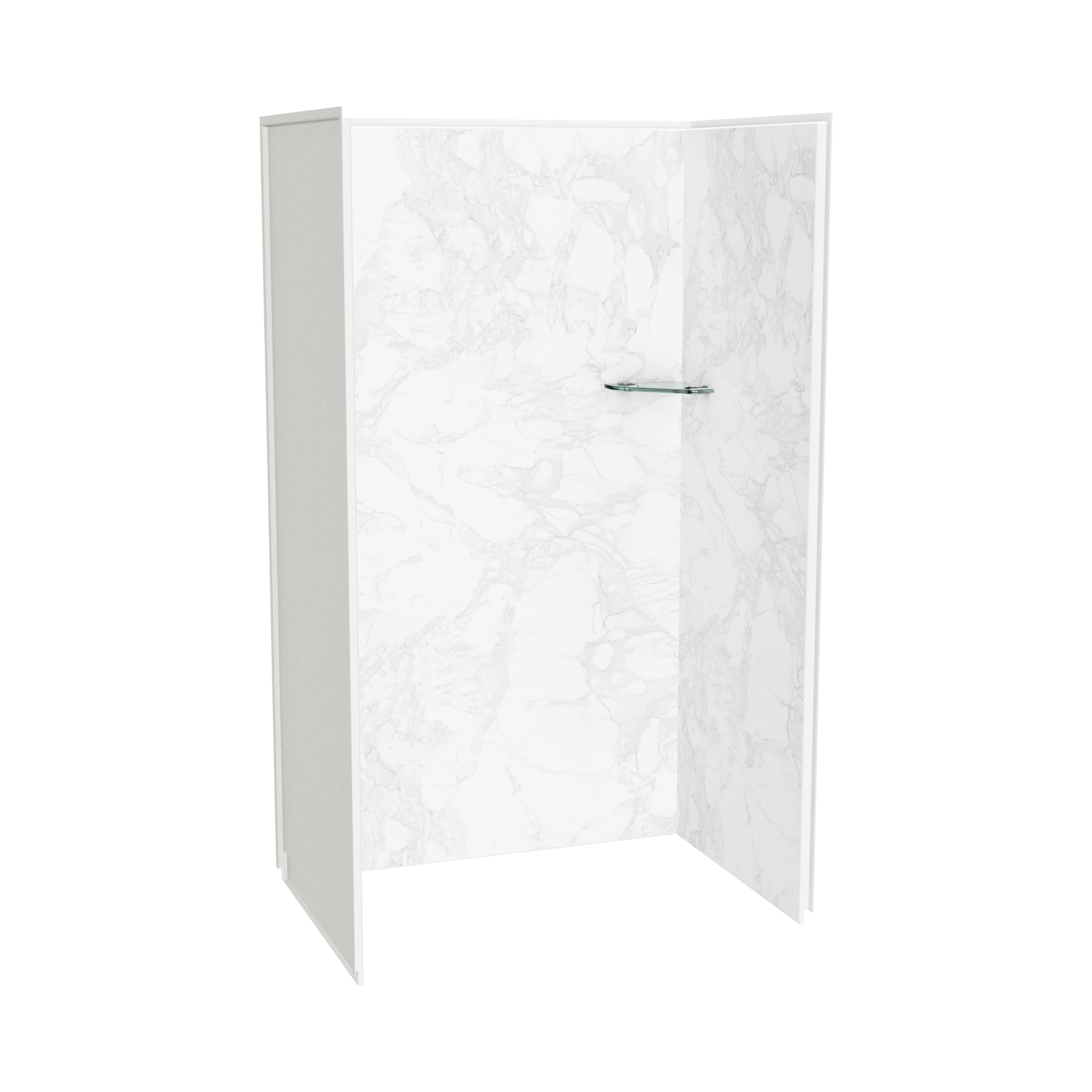 Maax Utile 4832 Composite Direct-to-Stud Three-Piece Alcove Shower Wall Kit