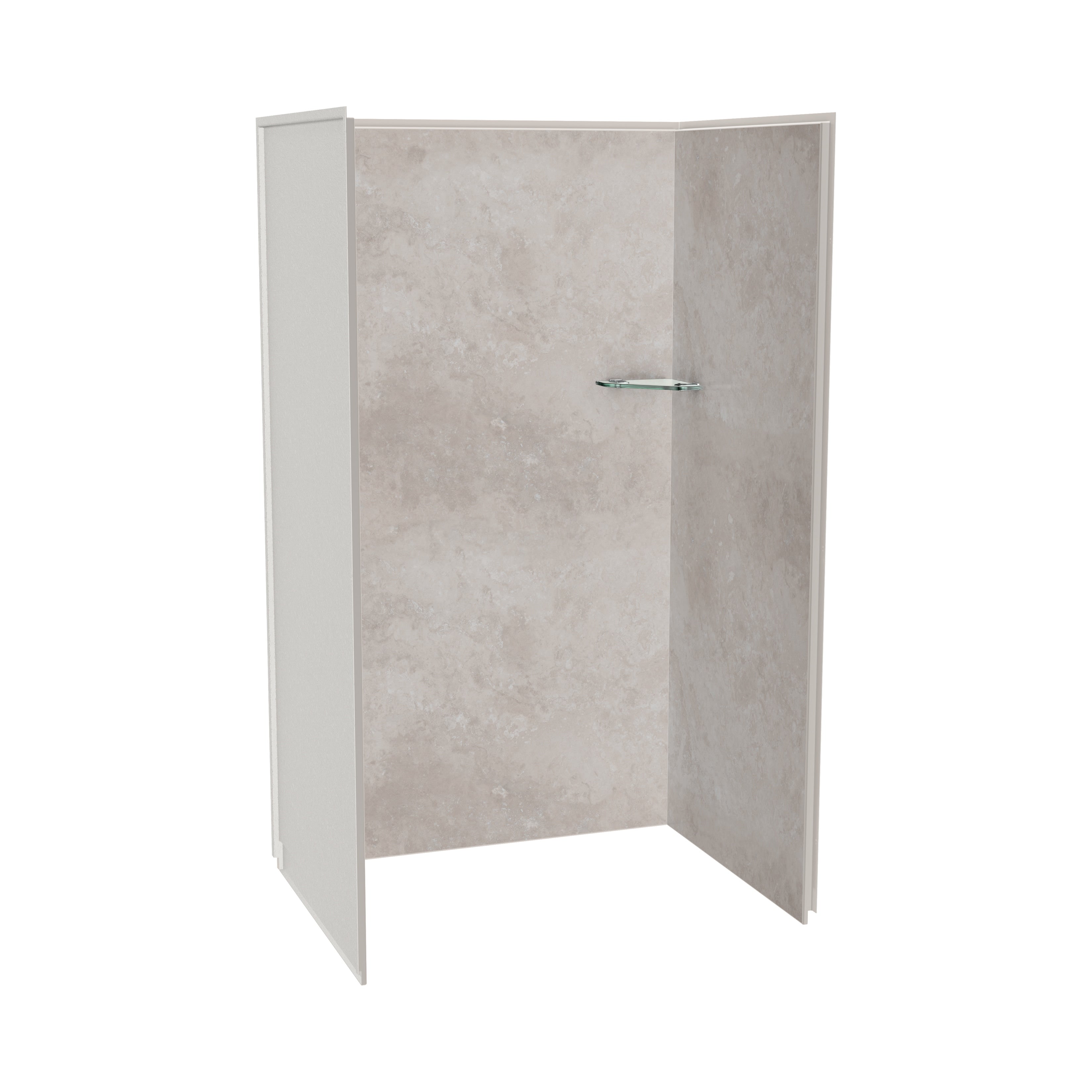 Maax Utile 4836 Composite Direct-to-Stud Three-Piece Alcove Shower Wall Kit