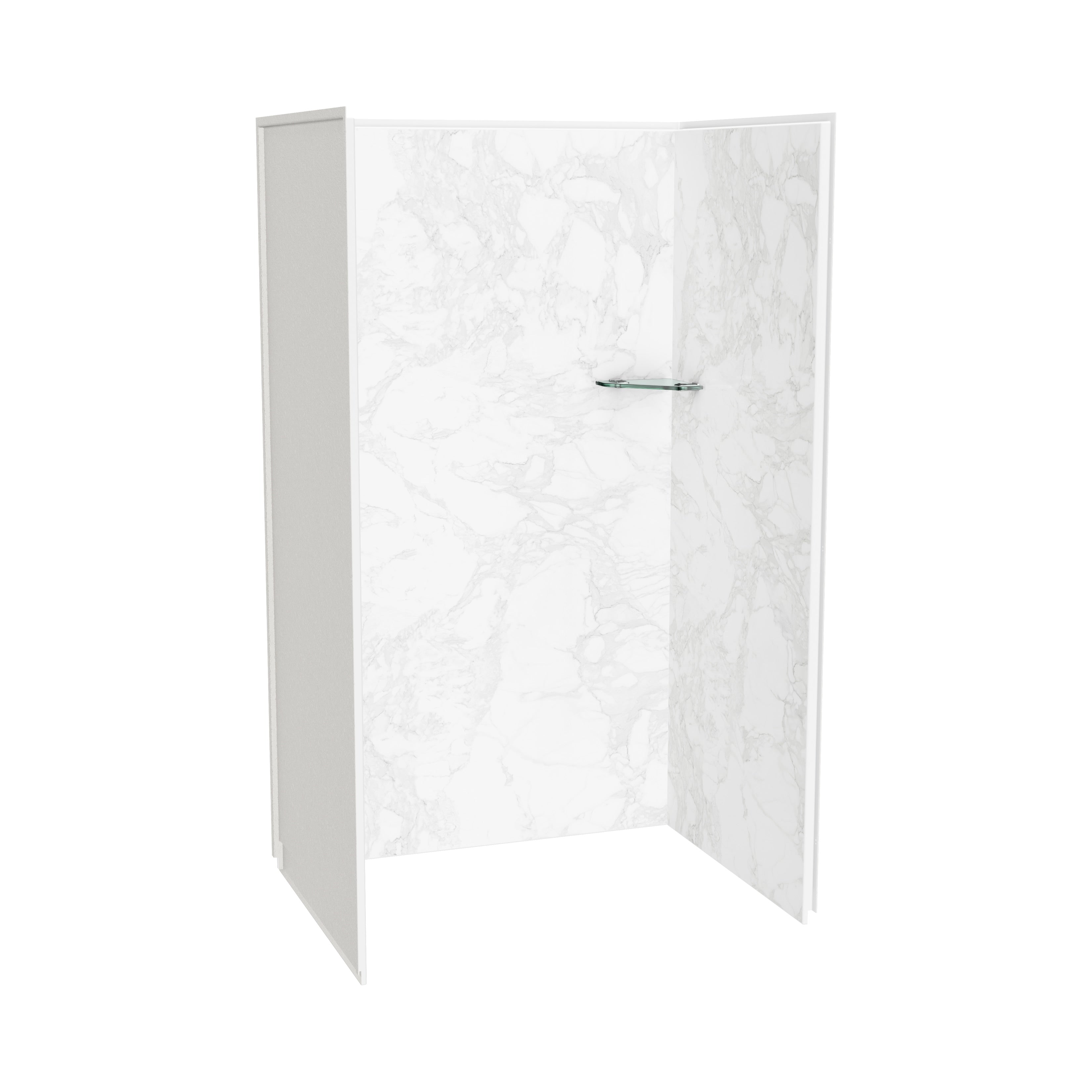 Maax Utile 4836 Composite Direct-to-Stud Three-Piece Alcove Shower Wall Kit