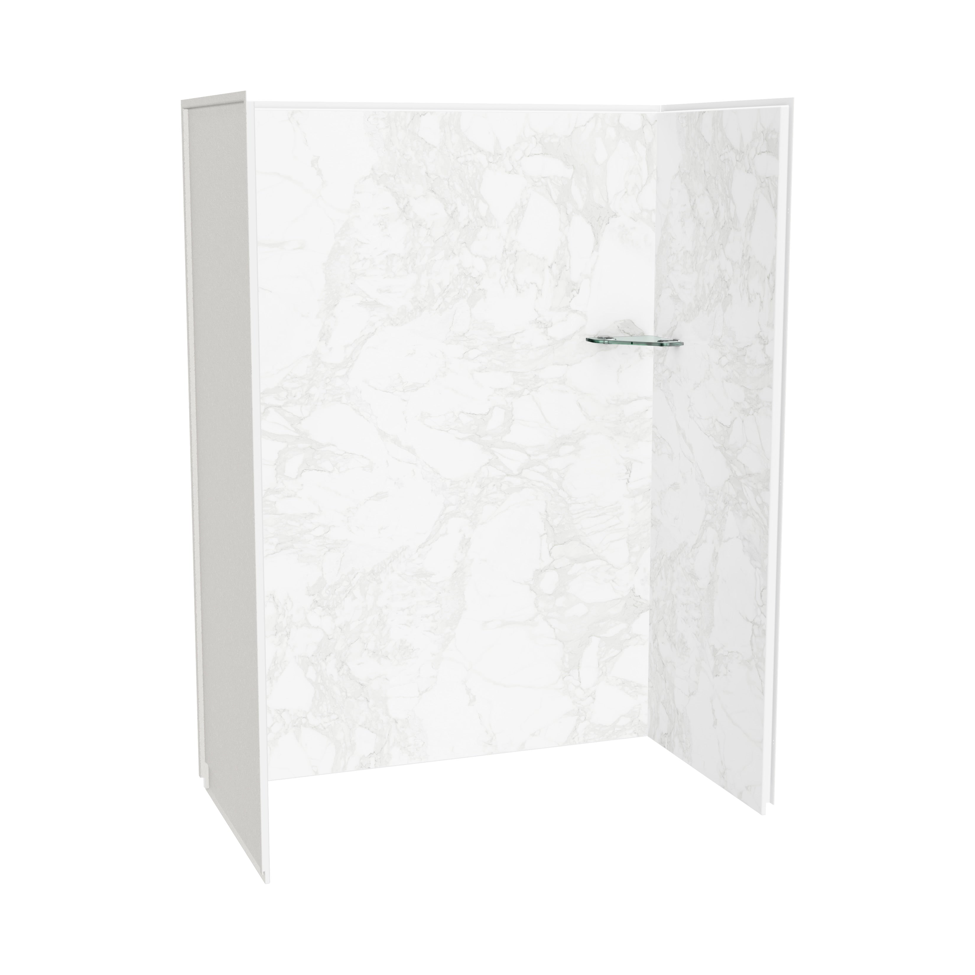 Maax Utile 6032 Composite Direct-to-Stud Three-Piece Alcove Shower Wall Kit