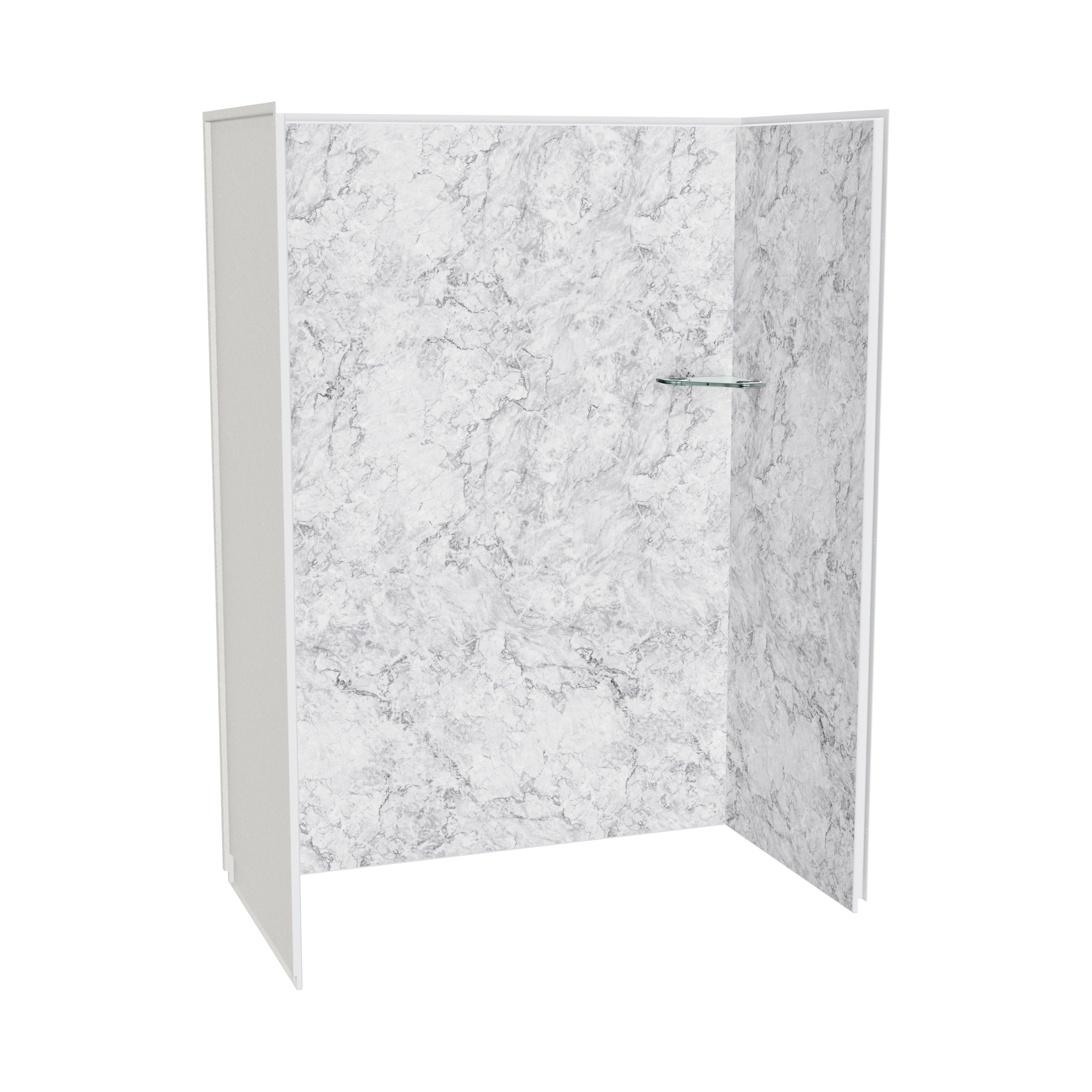 Maax Utile 6032 Composite Direct-to-Stud Three-Piece Alcove Shower Wall Kit