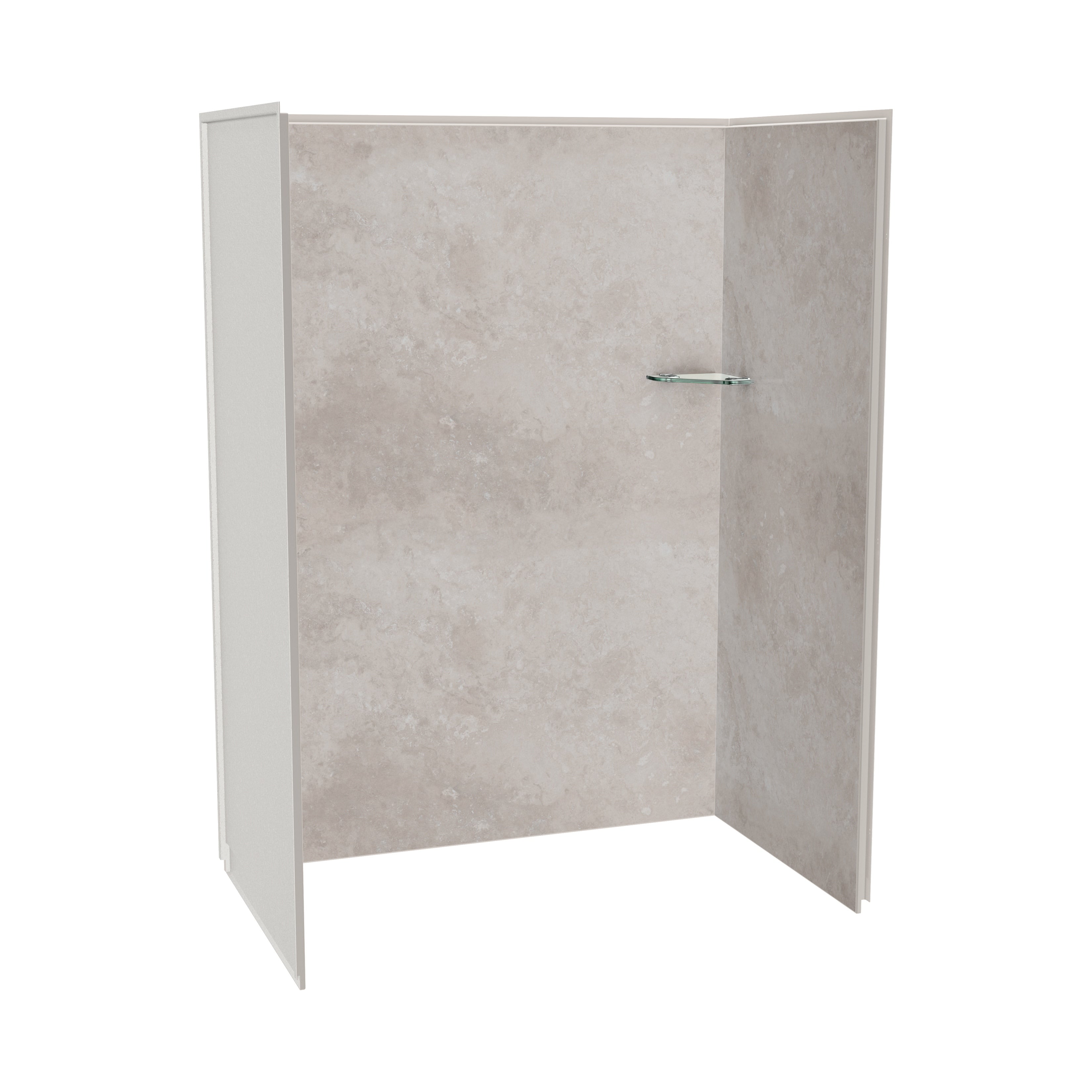 Maax Utile 6036 Composite Direct-to-Stud Three-Piece Alcove Shower Wall Kit