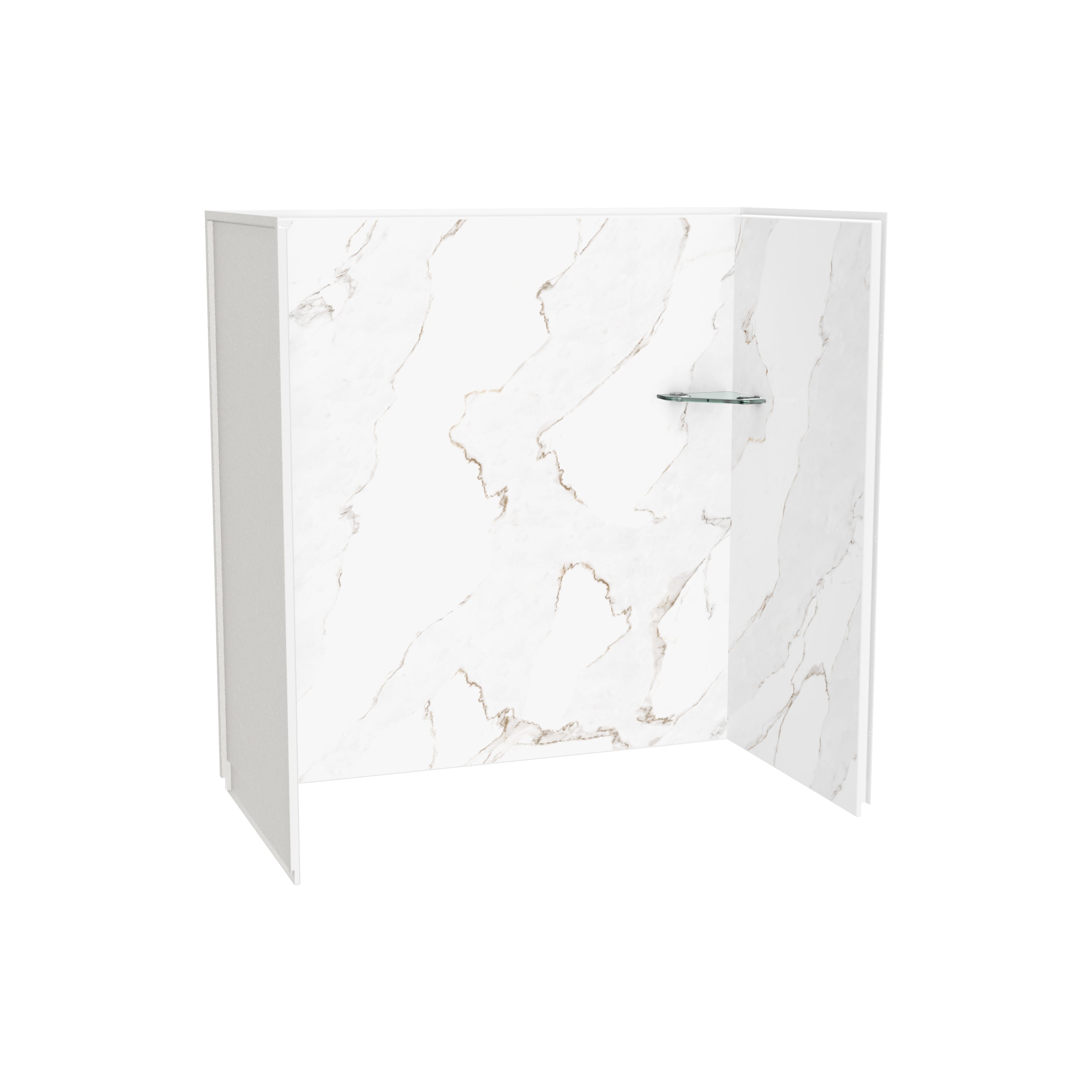 Maax Utile 6032 Composite Direct-to-Stud Three-Piece Tub Wall Kit