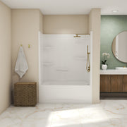 Maax Allia TS-6032 Acrylic Alcove One-Piece Tub Shower