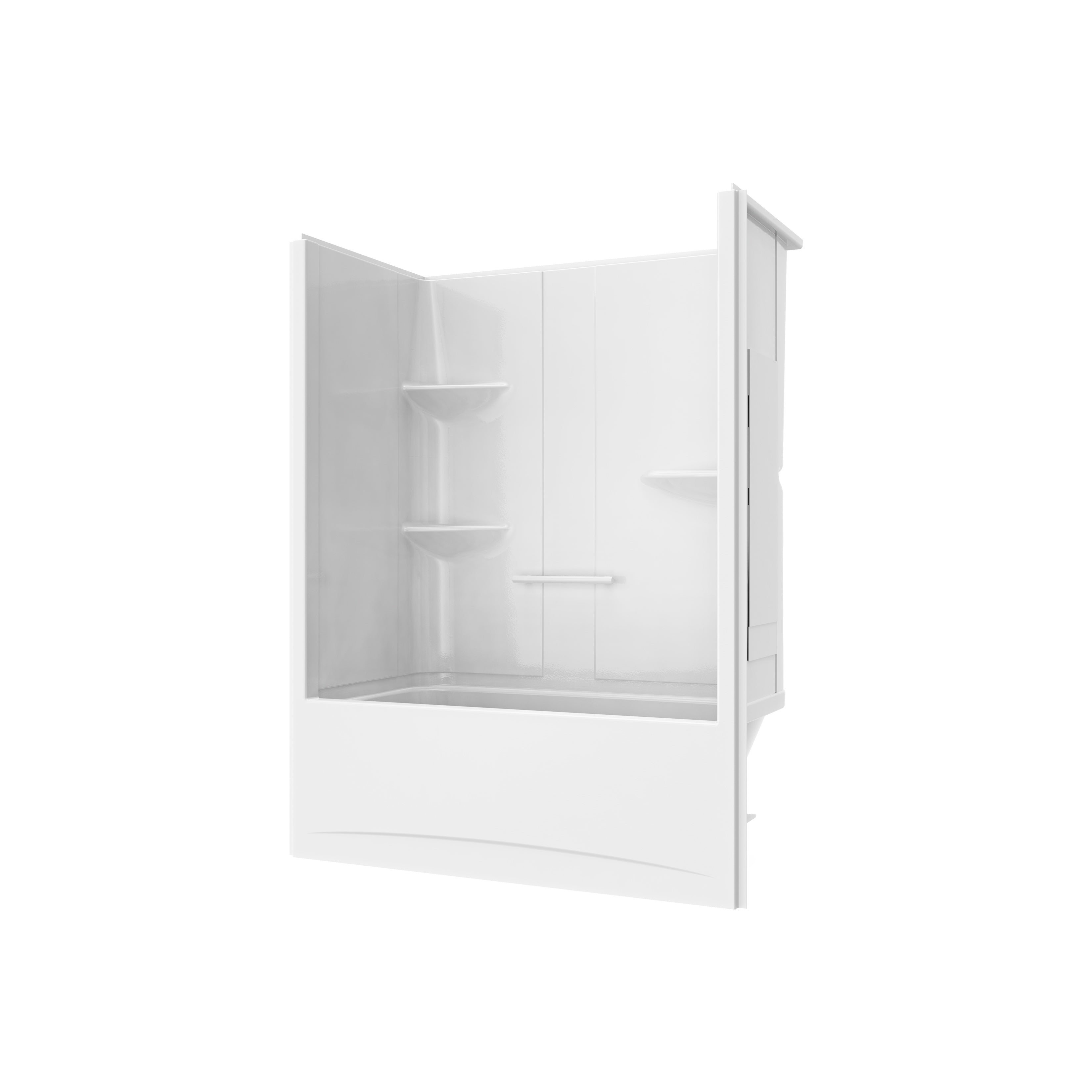 Maax Camelia TS-6032 Acrylic Alcove One-Piece Tub Shower