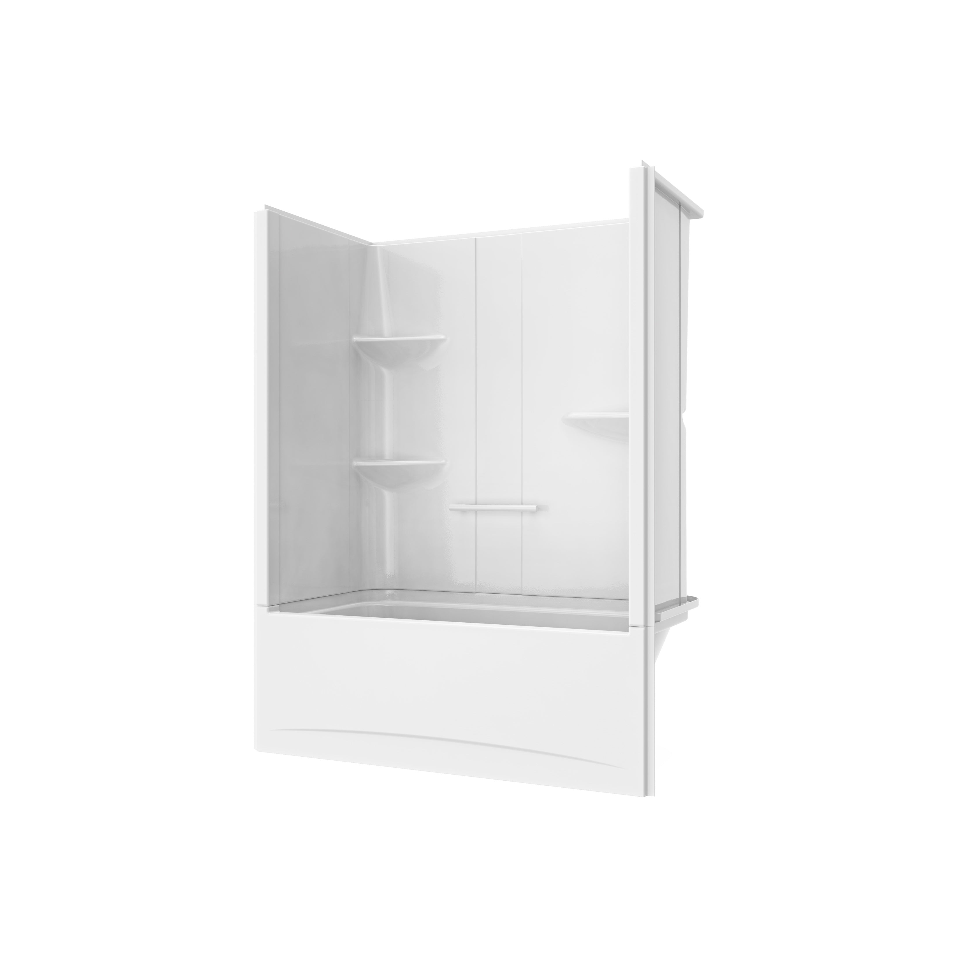Maax Camelia TS-6032 Acrylic Alcove Two-Piece Tub Shower