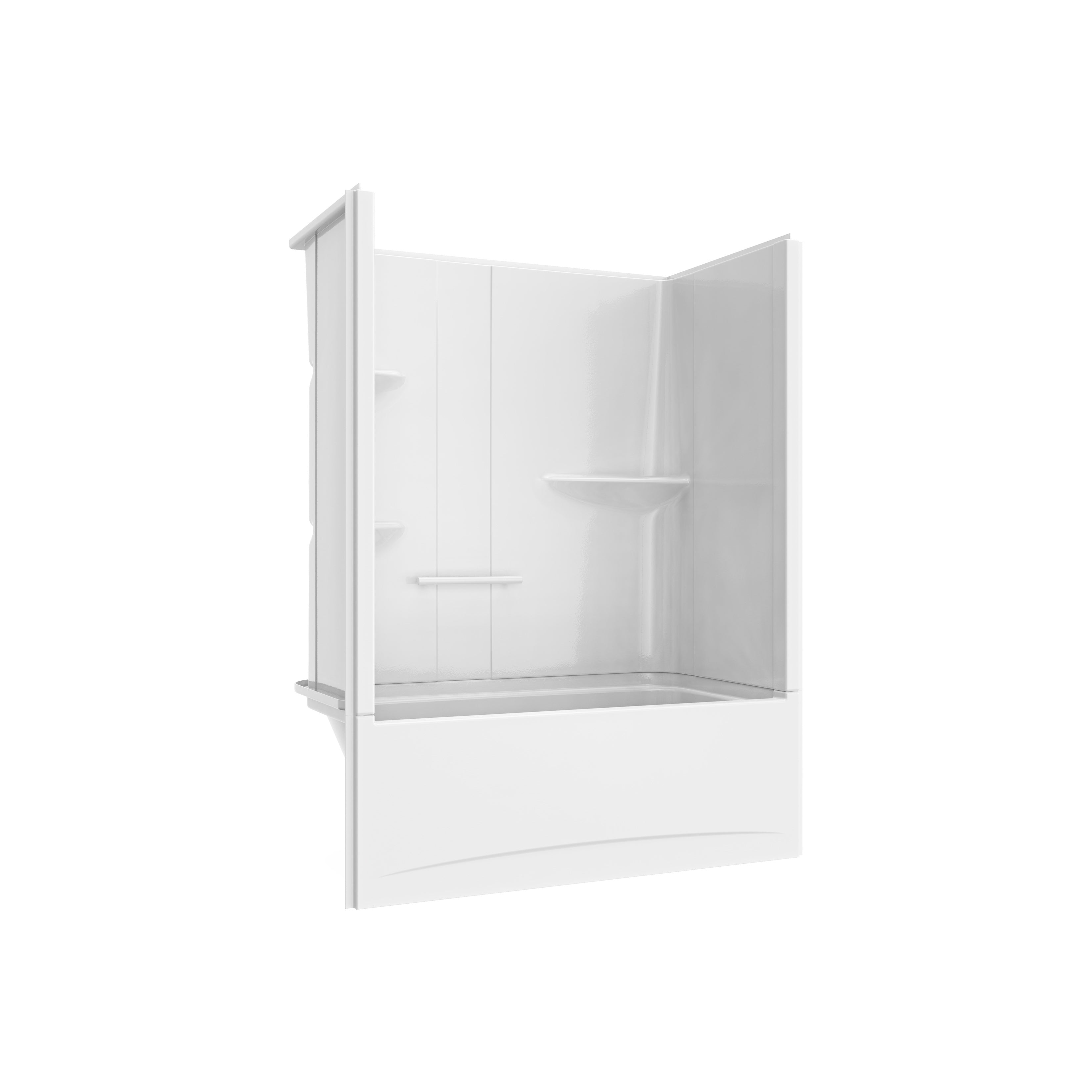 Maax Camelia TS-6032 Acrylic Alcove Two-Piece Tub Shower
