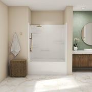 Maax Allia TS-6032 Acrylic Alcove Two-Piece Tub Shower 107934S