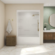 Maax Allia TSR-6032 Acrylic Alcove Three-Piece Tub Shower
