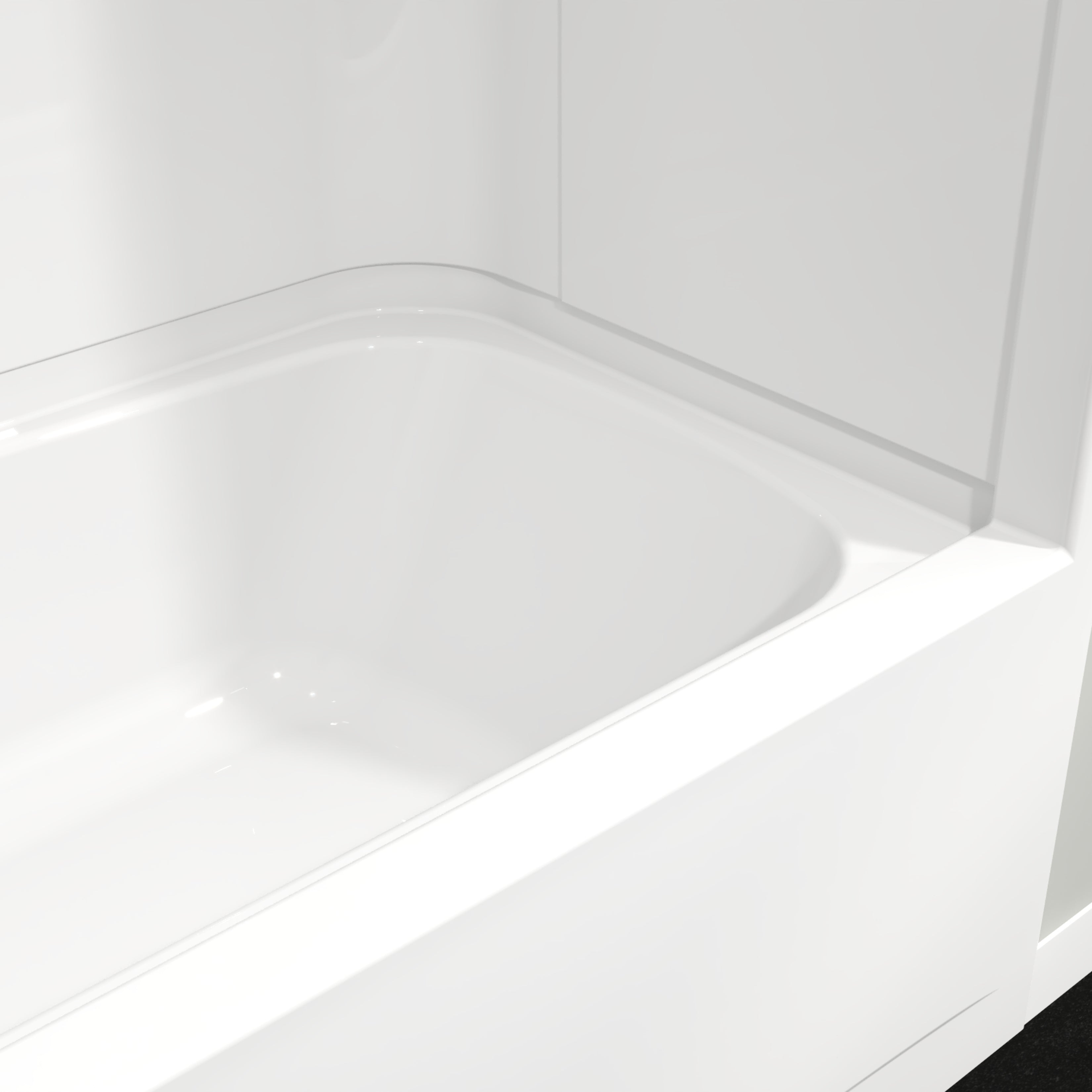 Maax Camelia TS-6032 Acrylic Alcove One-Piece Tub Shower