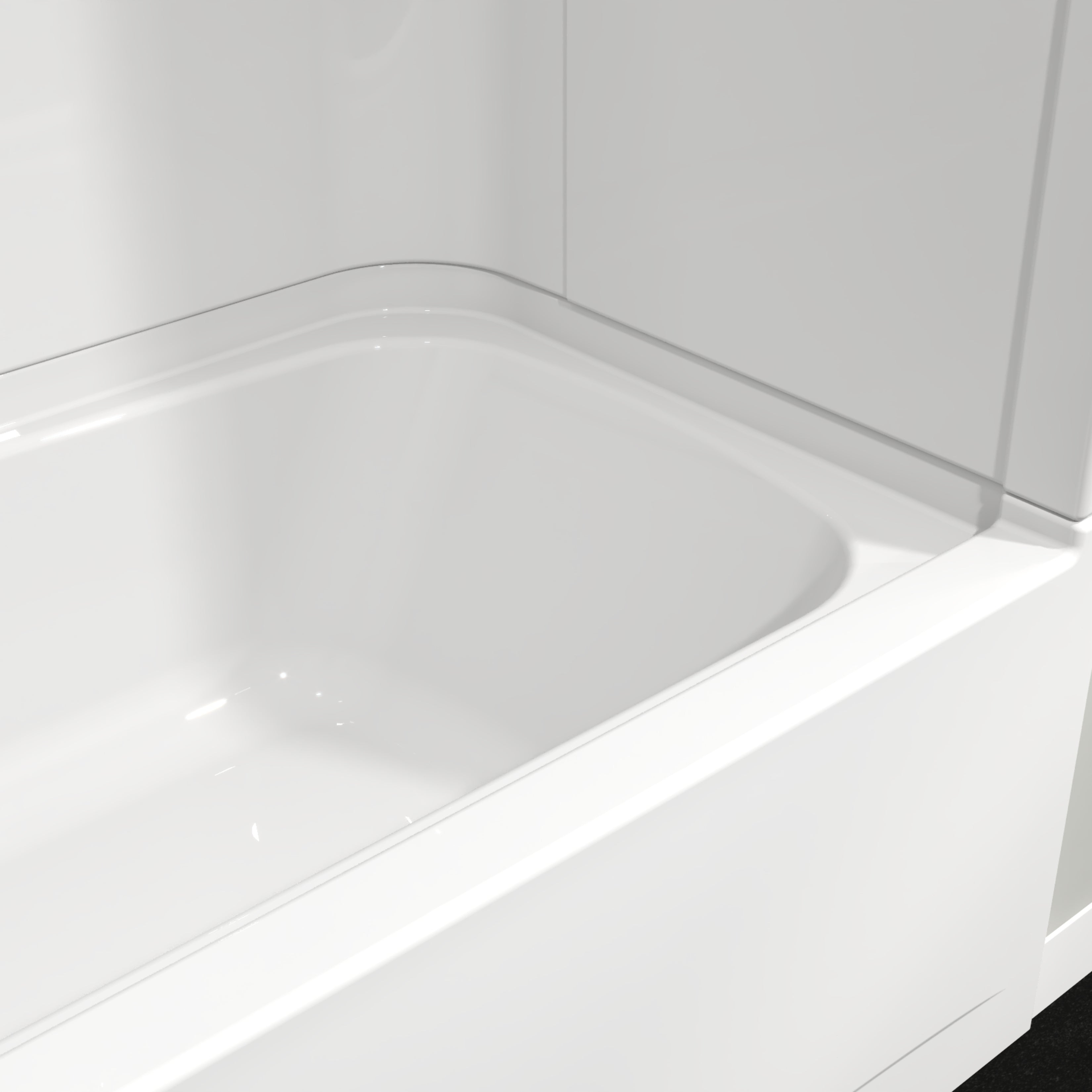 Maax Camelia TS-6032 Acrylic Alcove Two-Piece Tub Shower