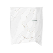 Maax Utile 6032 Composite Direct-to-Stud Two-Piece Corner Shower Wall Kit