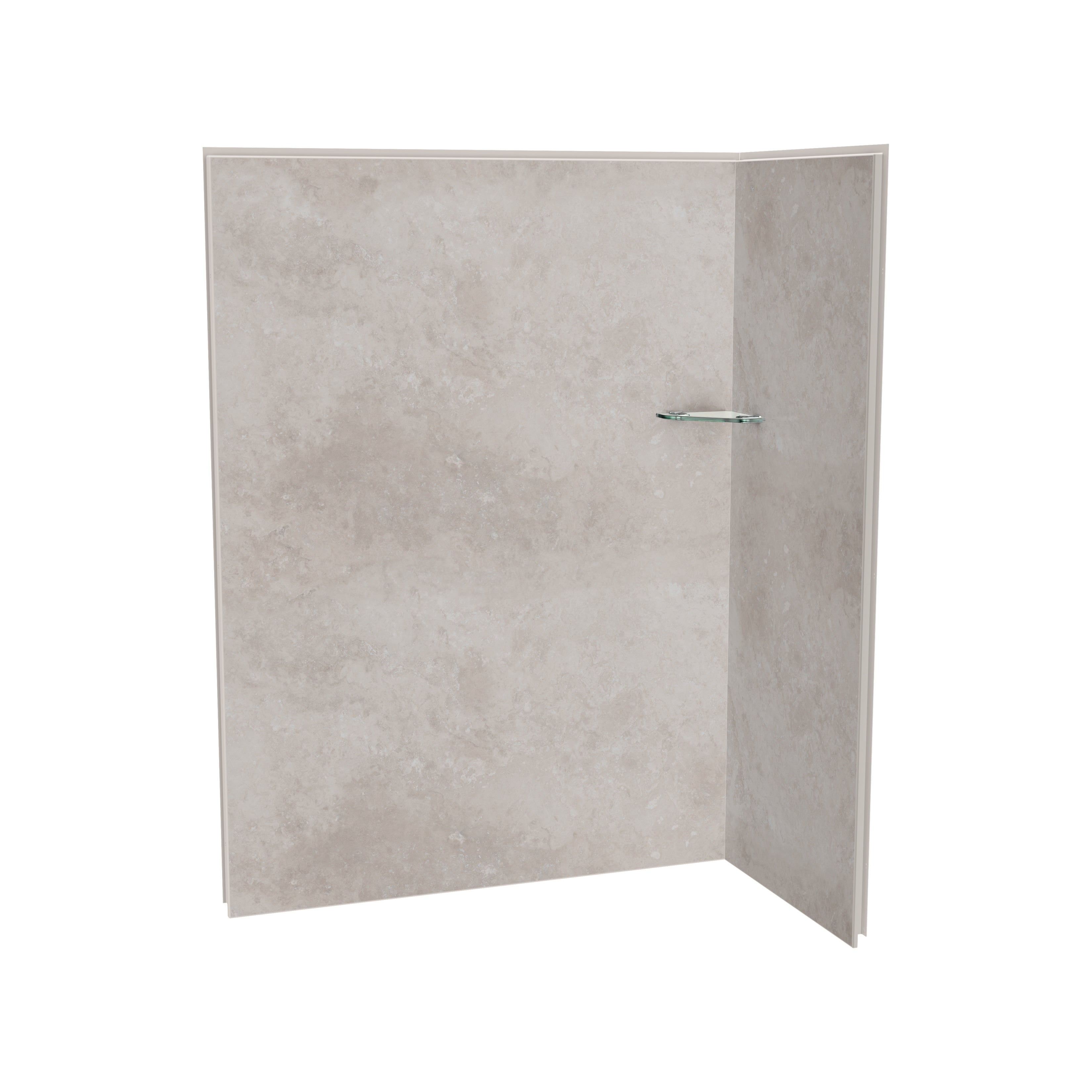 Maax Utile 6032 Composite Direct-to-Stud Two-Piece Corner Shower Wall Kit