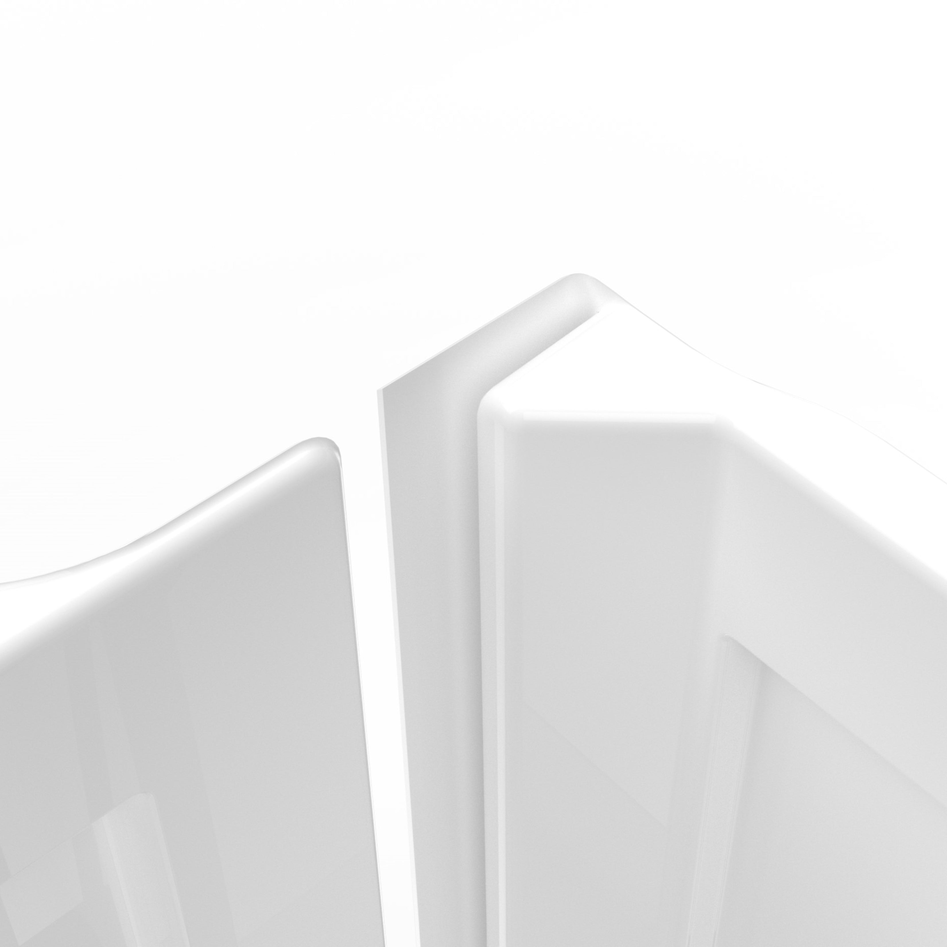 Maax Effika 6030 Polystyrene Glue Up Three-Piece Tub Wall Surround