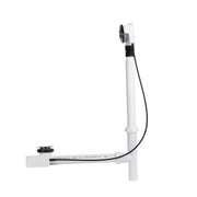 Maax Push Button Cable-Operated Waste and Overflow with Flexible Neck, 33 in. Cable, Complete Kit