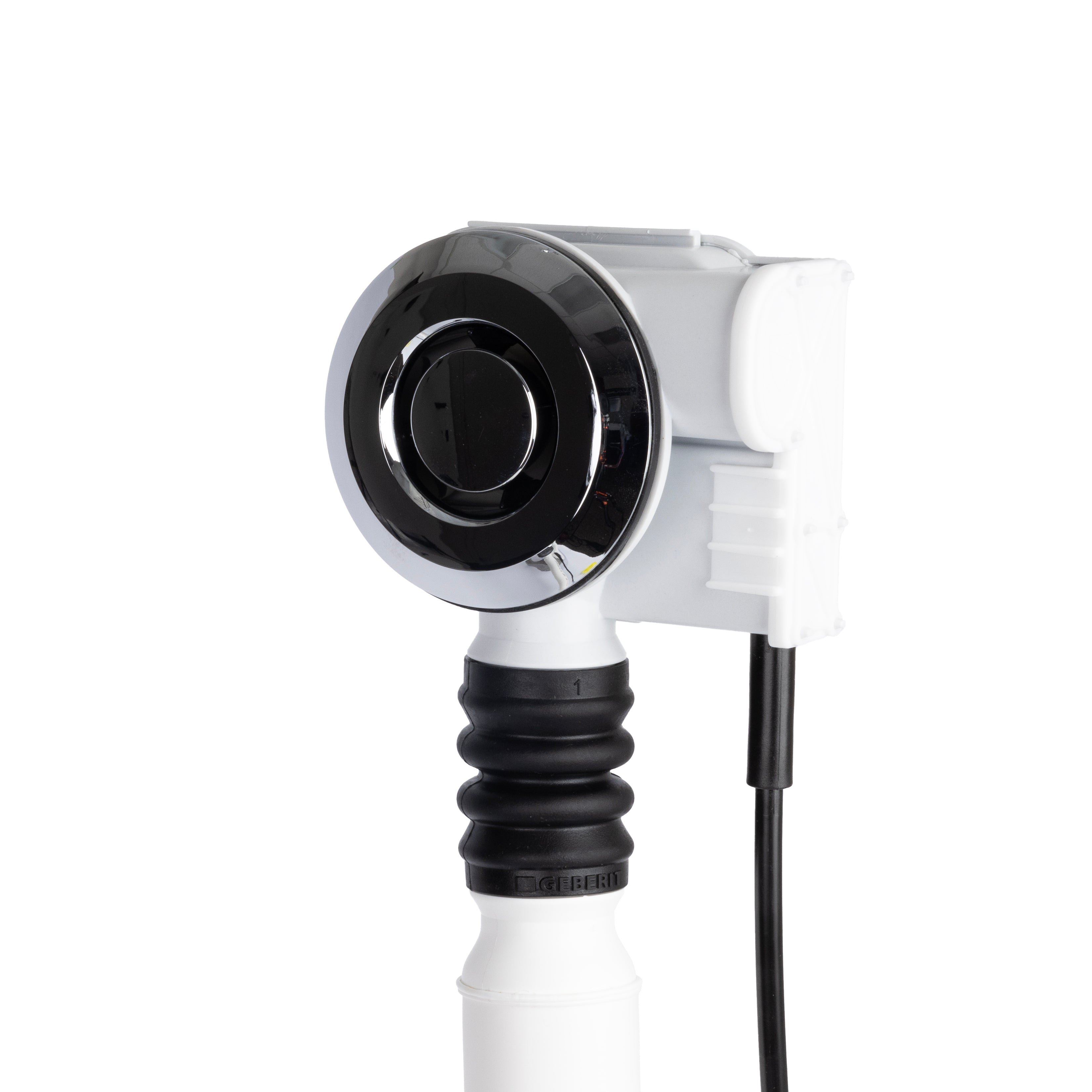 Maax Push Button Cable-Operated Waste and Overflow with Flexible Neck, 33 in. Cable, Complete Kit