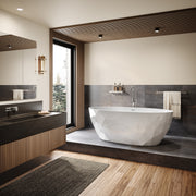Maax Fura 6732 Acrylic Freestanding Center Drain Bathtub