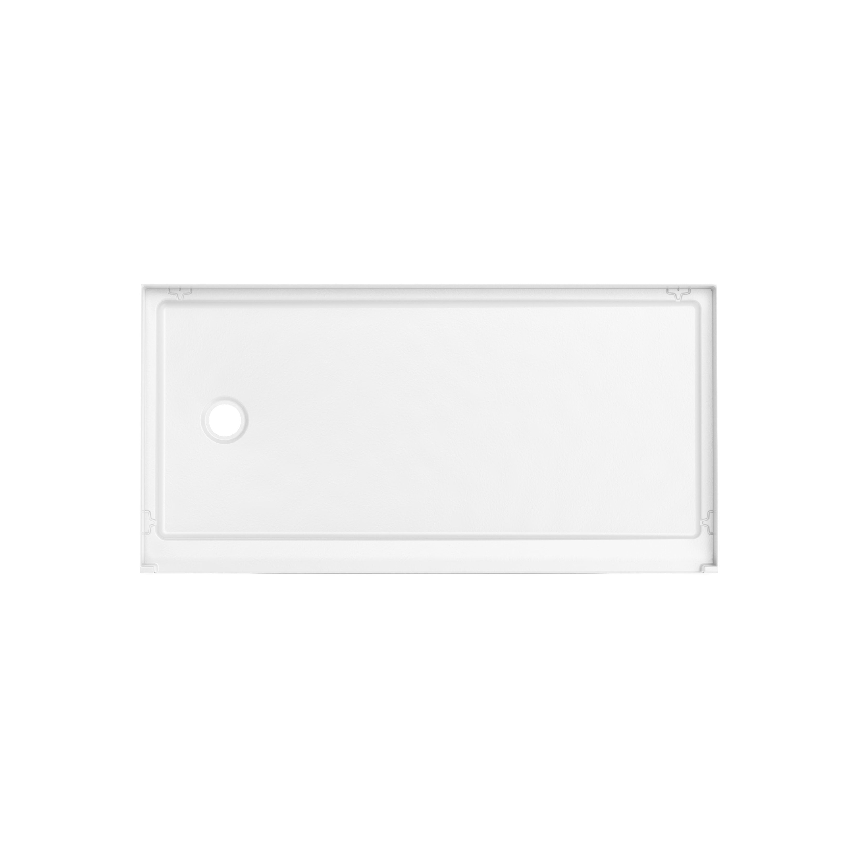 Maax Interflo 6030 Acrylic Alcove Shower Base with Drain