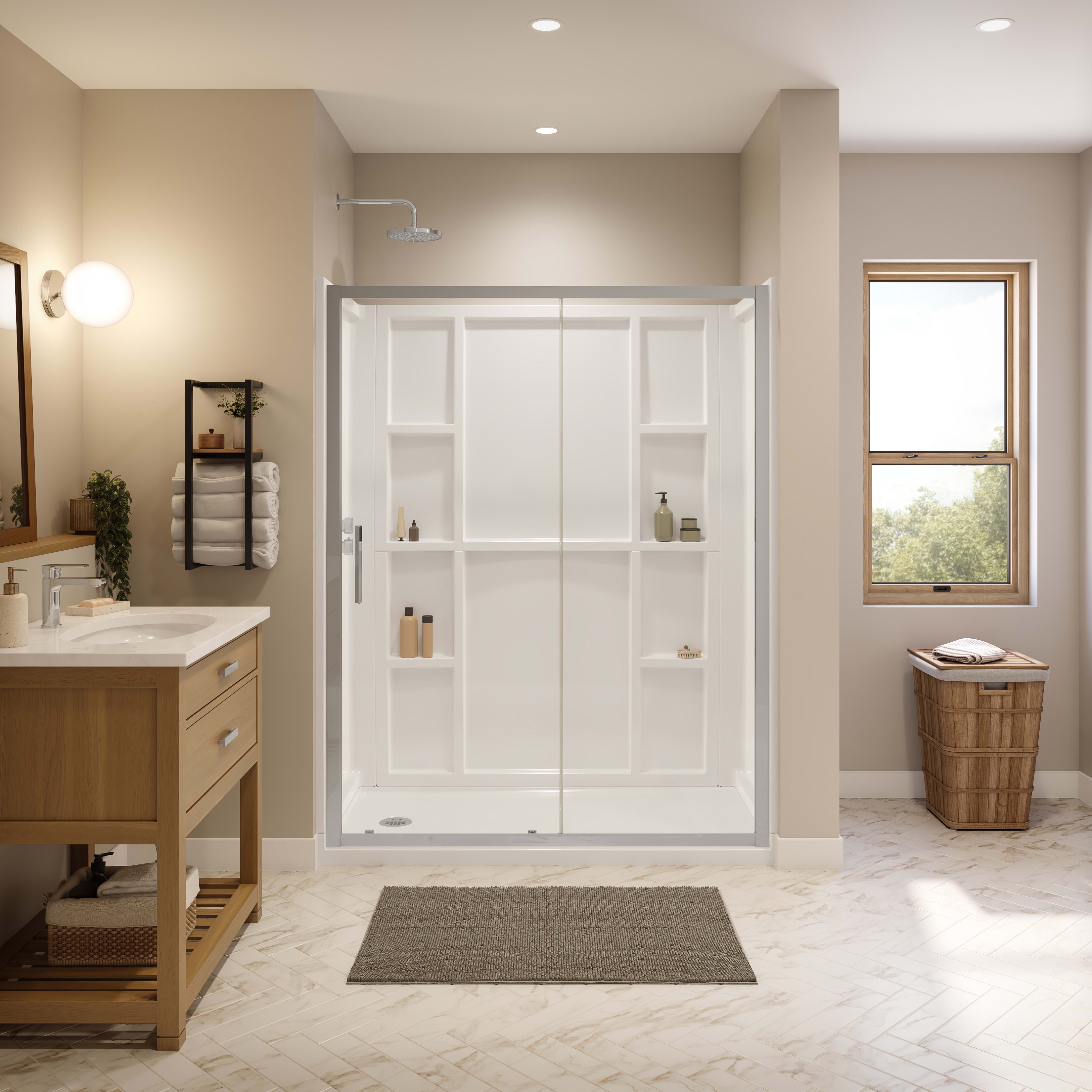 Maax Interflo 6030 Acrylic Alcove Five-piece Shower