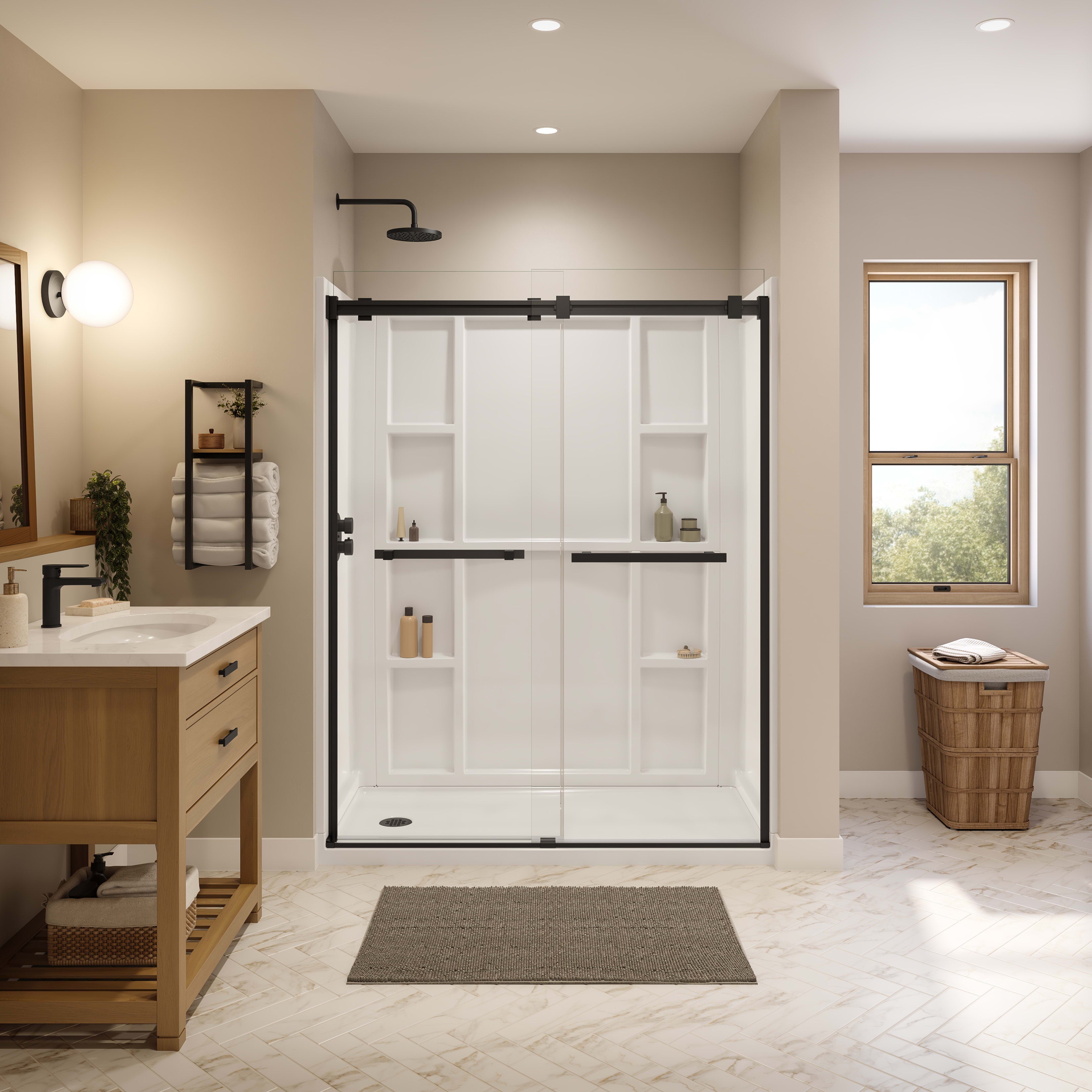 Maax Interflo 6030 Acrylic Alcove Five-piece Shower