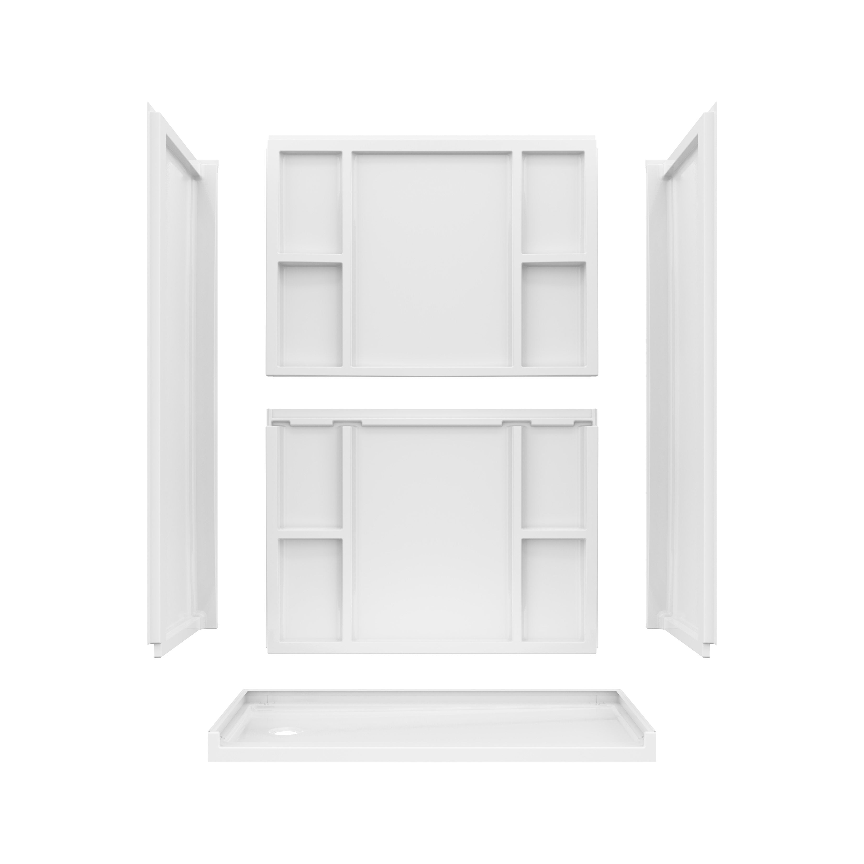 Maax Interflo 6030 Acrylic Alcove Five-piece Shower